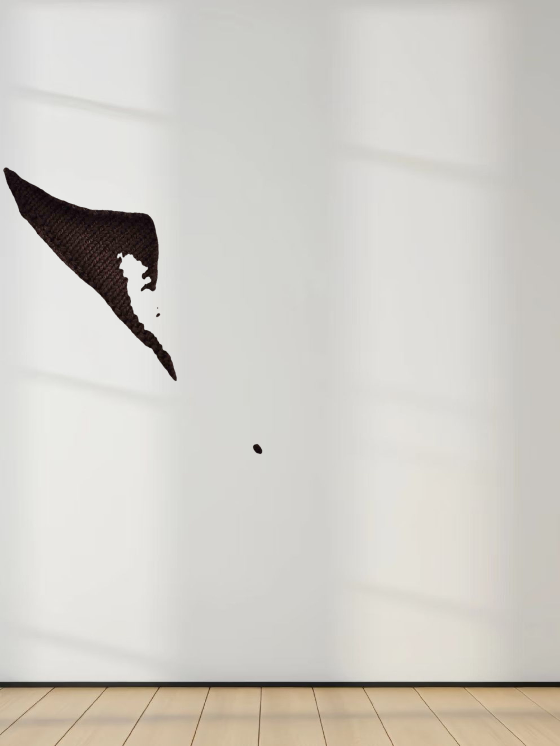 Scallop Edge Crew Cardigan SHORT-Brown