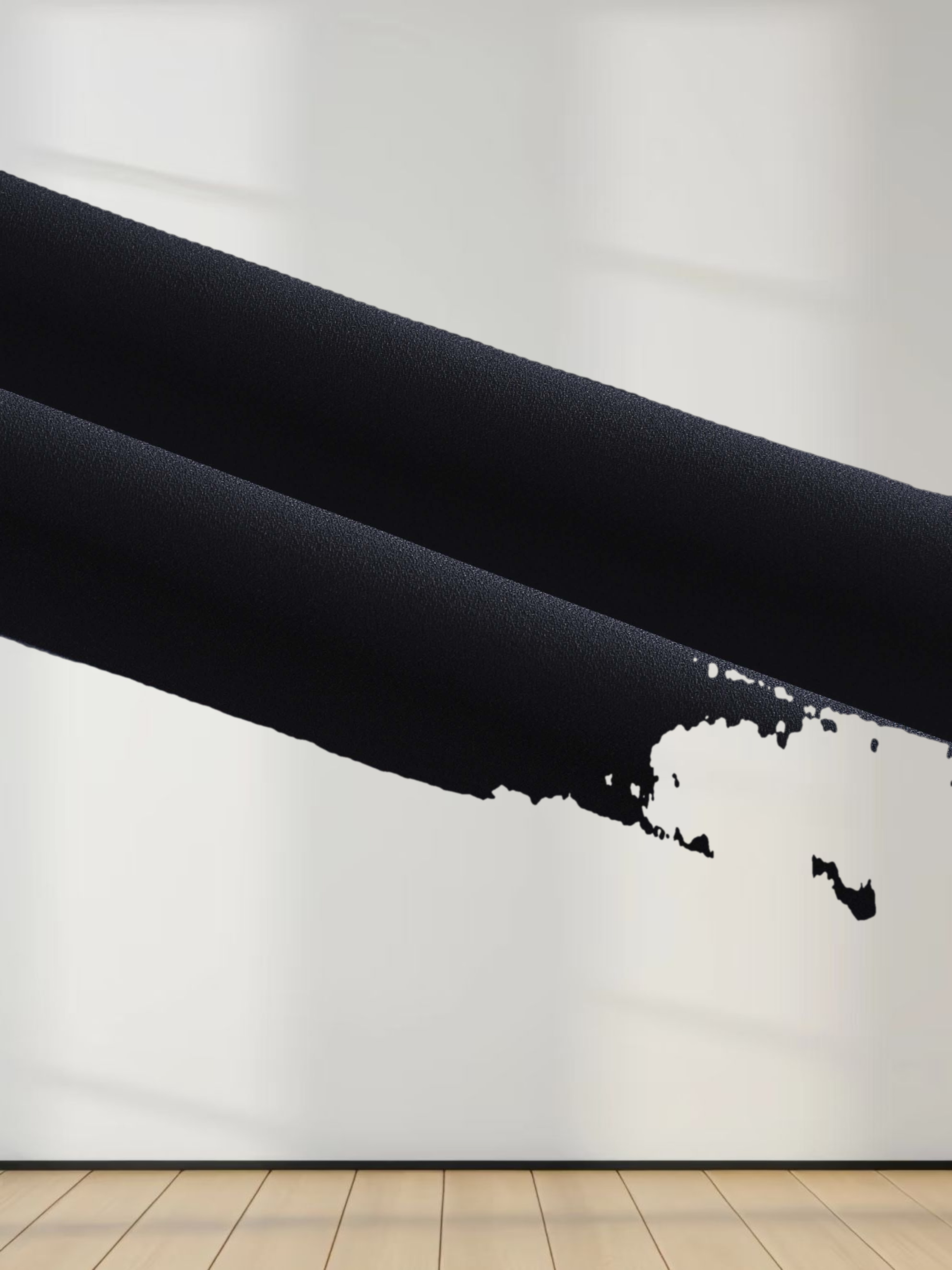 Faux Satin Crew Neck Slip Dress-Navy