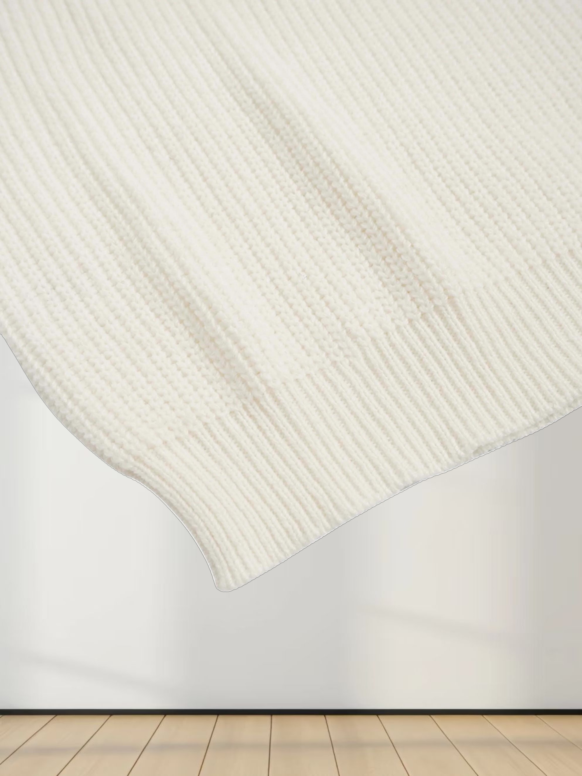 Puff Sleeve Sweater-Cream