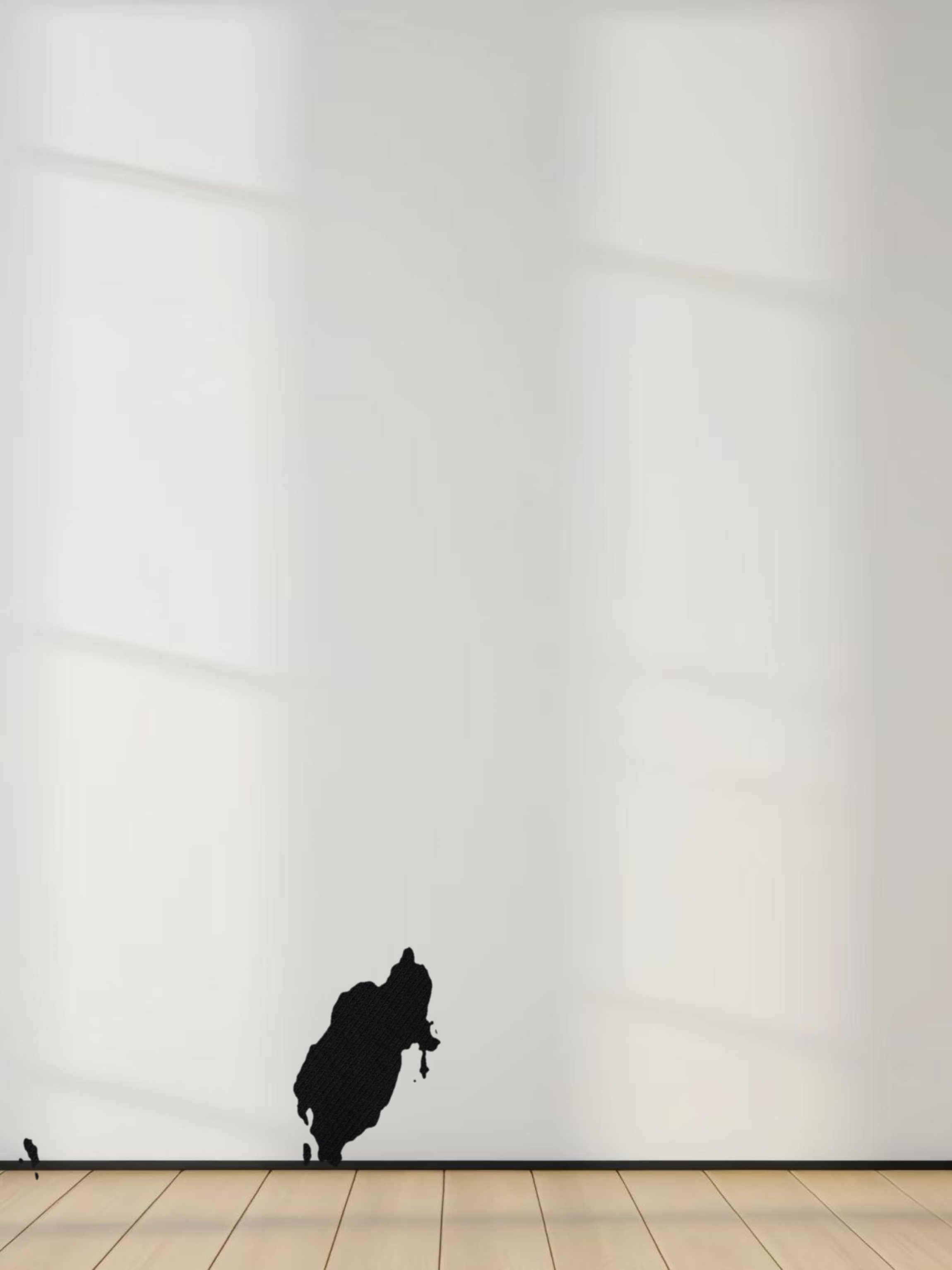 Basic High V Tee Long Sleeve-Black