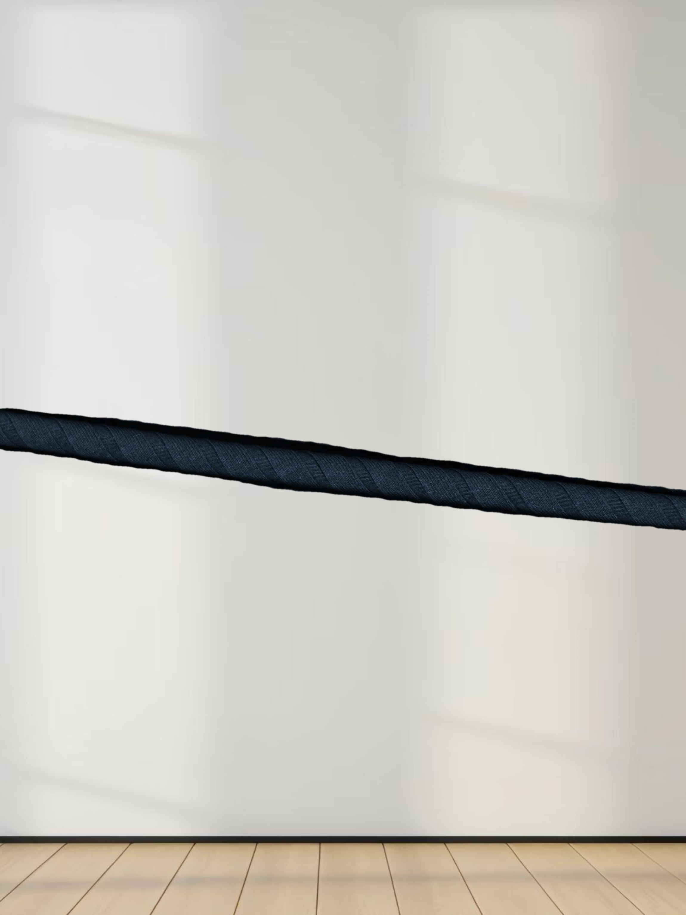 Ribbed High V Bomber-Navy