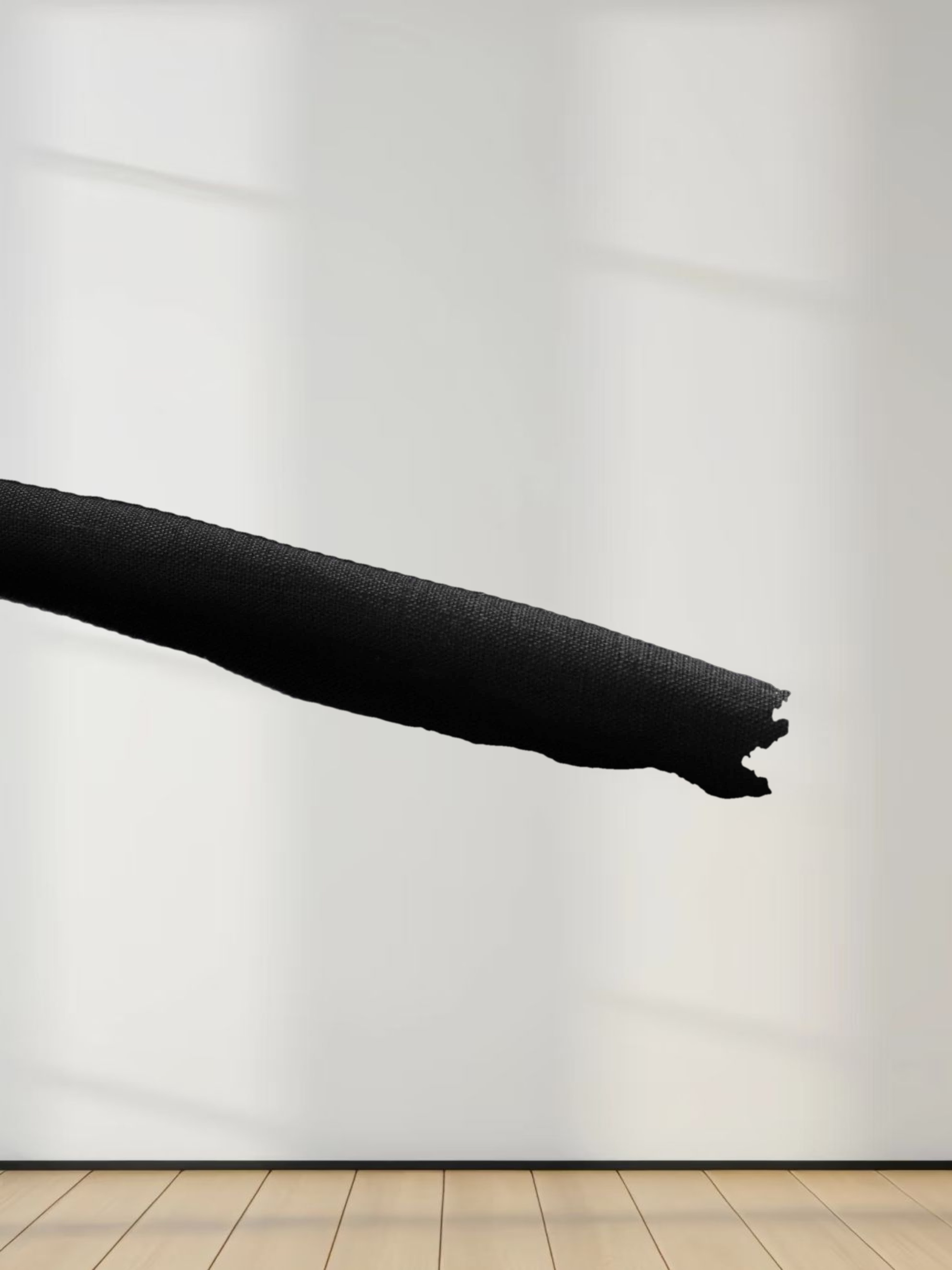 Linen A-Line Slip Dress-Black