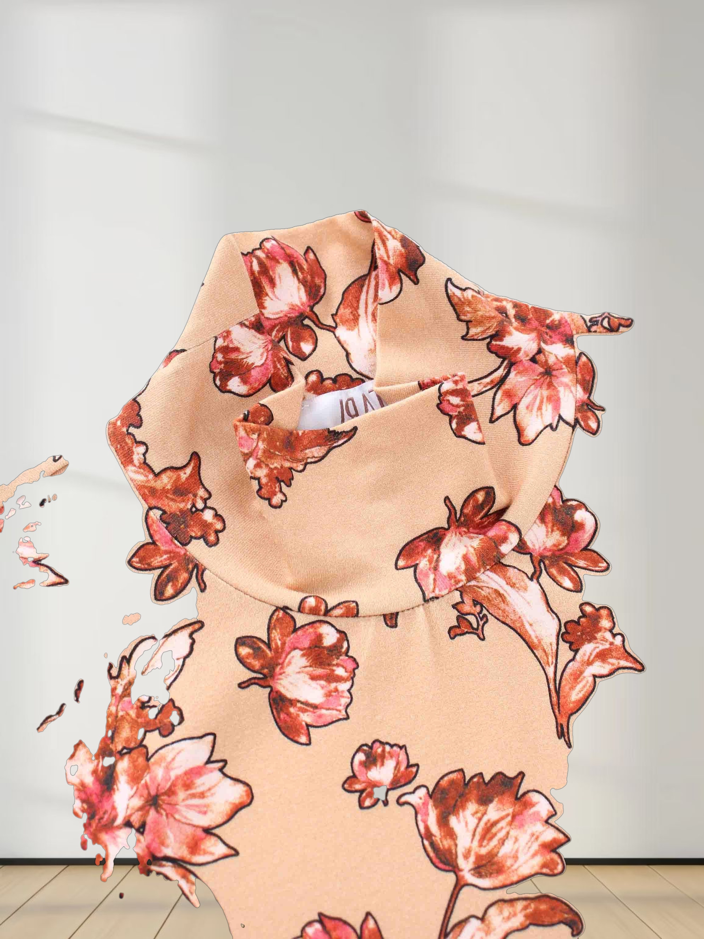 Design Turtleneck-Floral