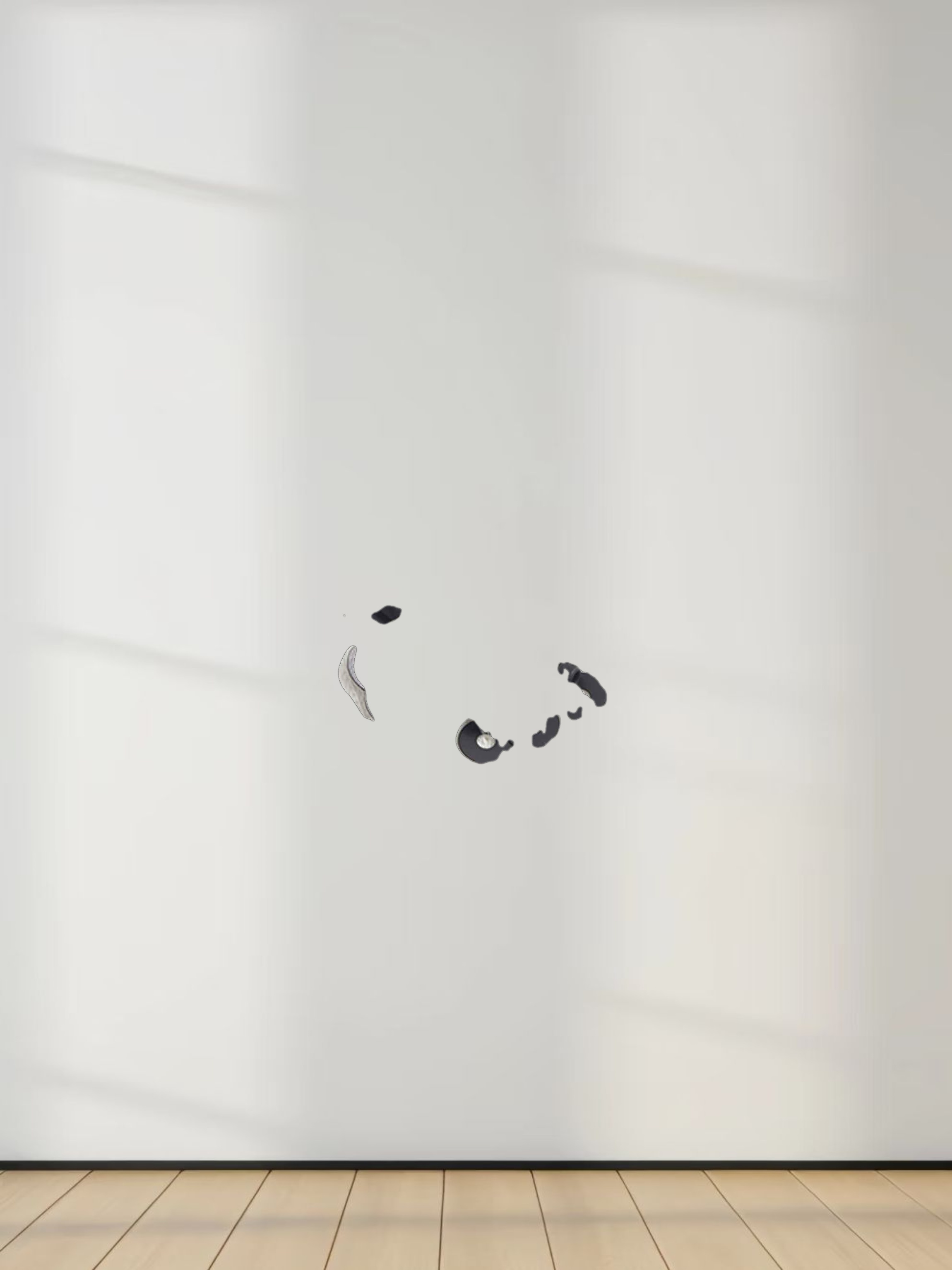 Embellished Sweatshirt-White/Black