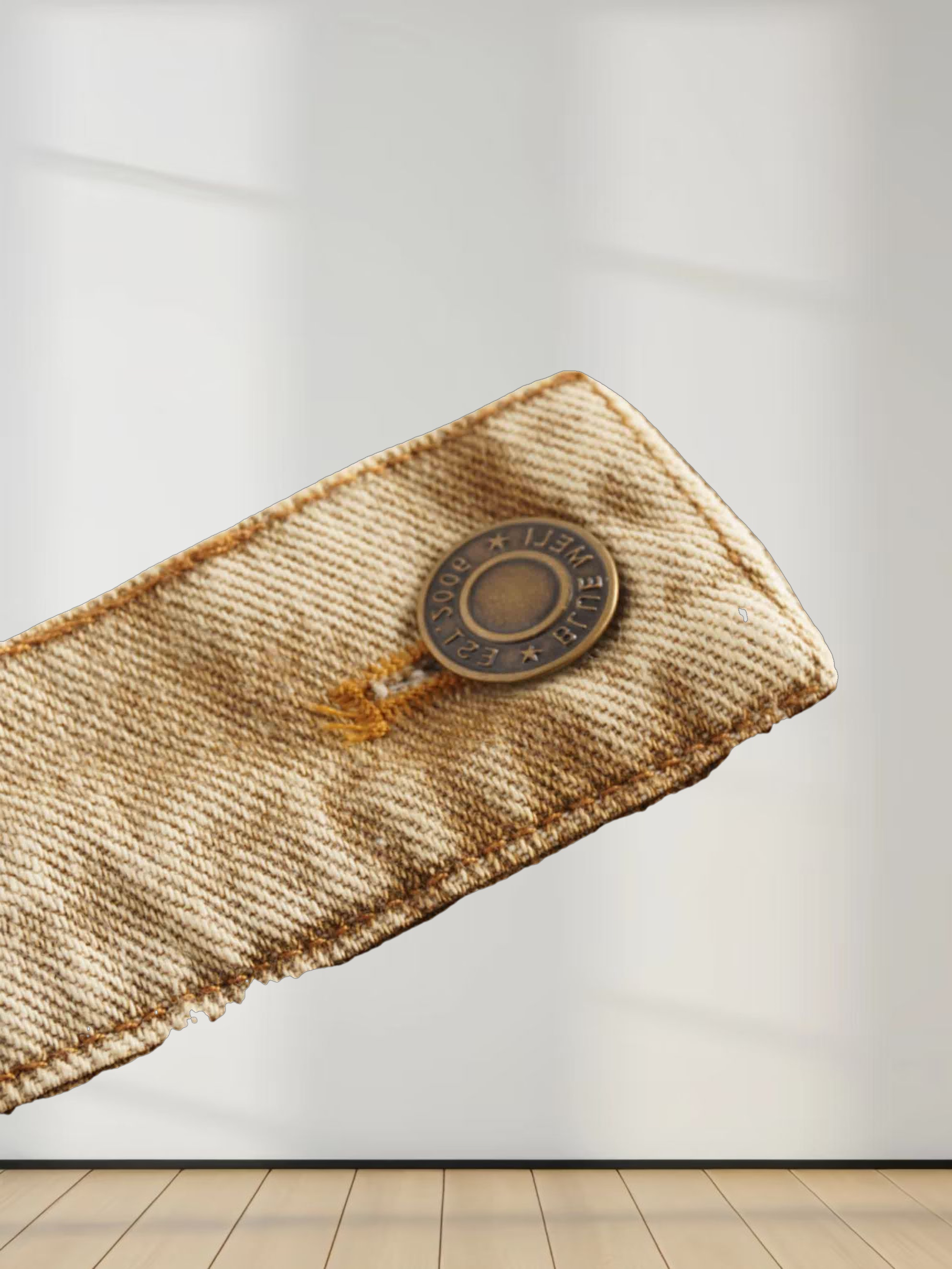 Stitched Pleated Skirt-Tan