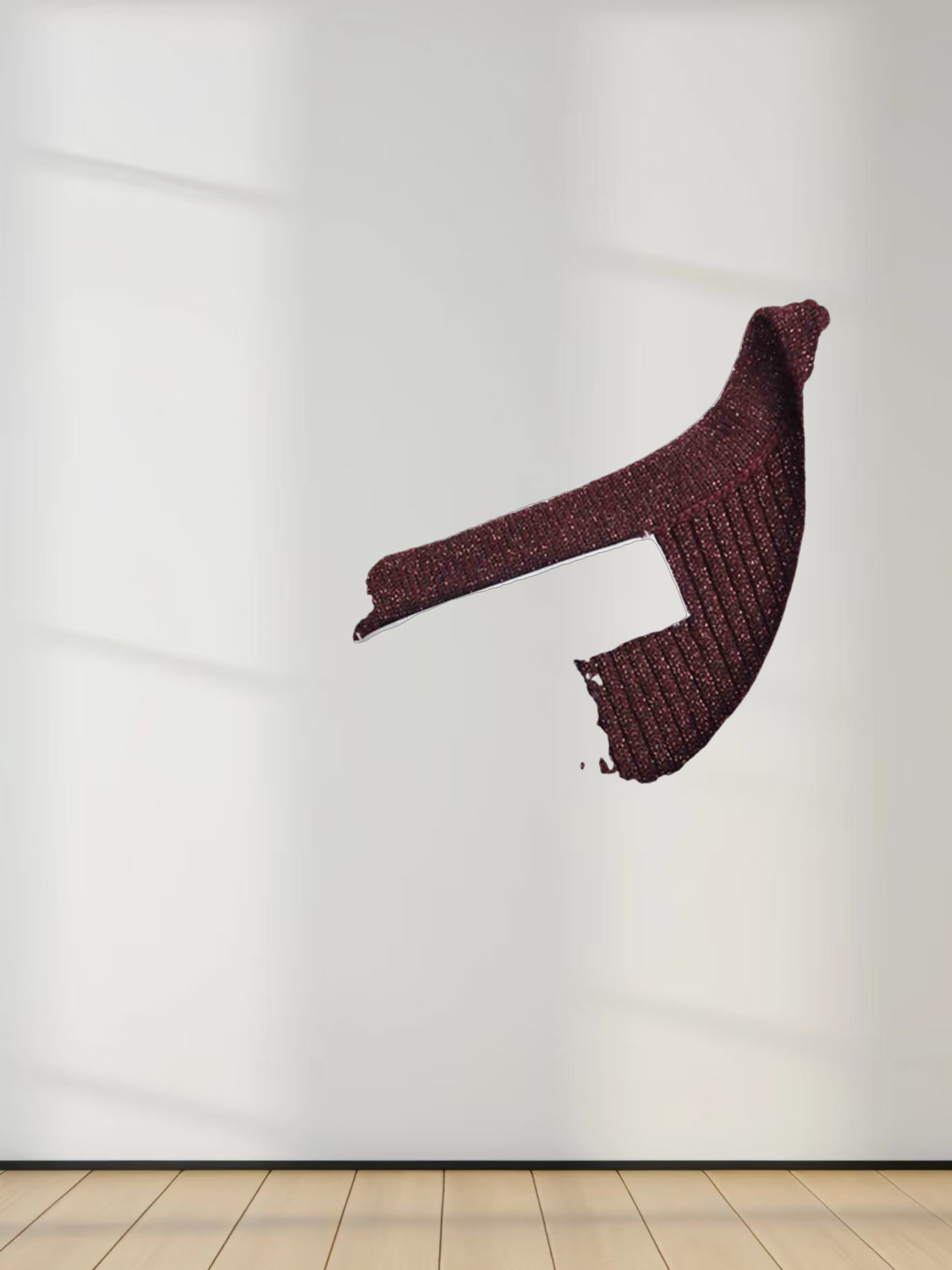 Lurex Sleeveless Sweater-Heathered Burgundy