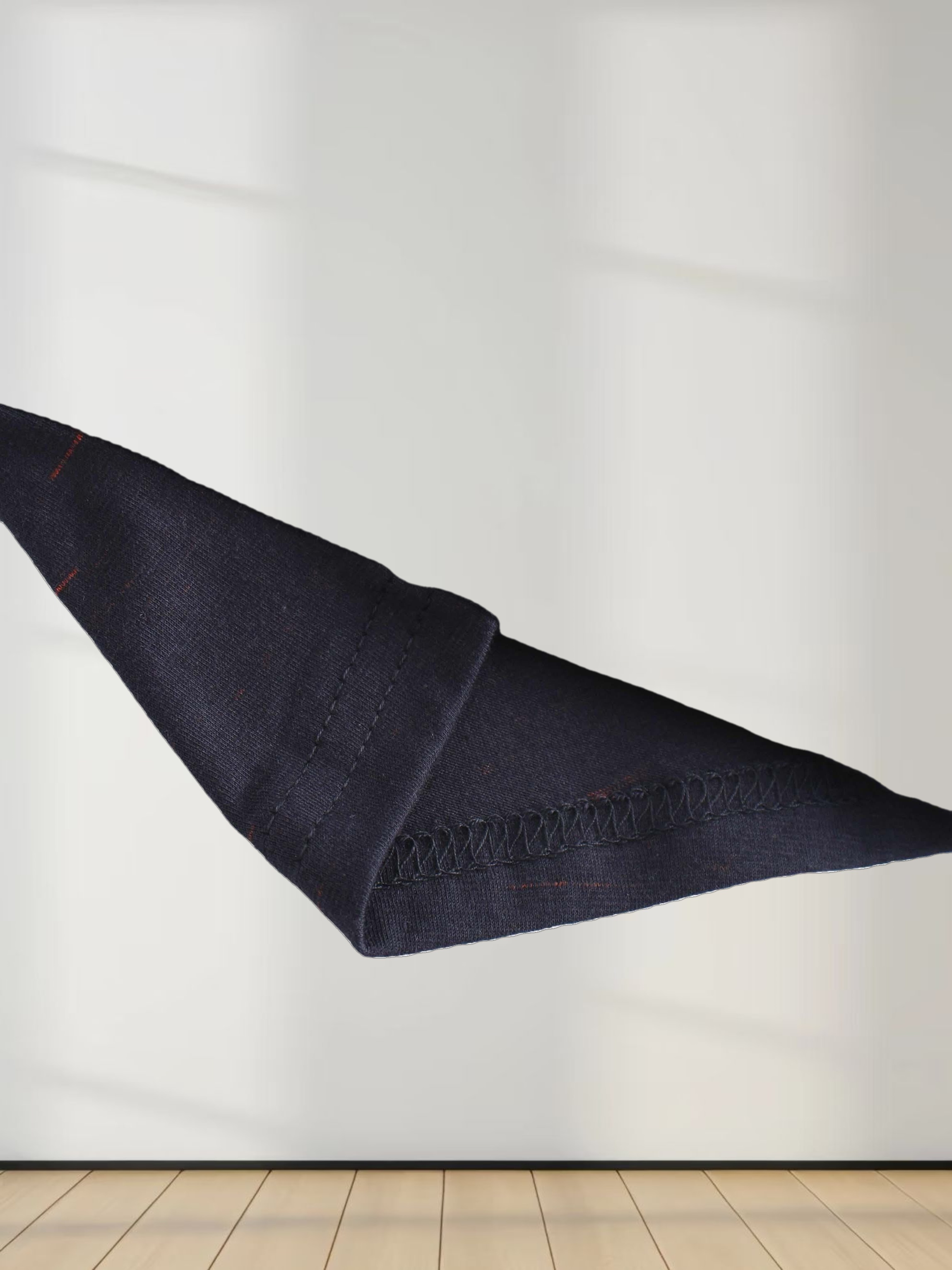 Spaced Dyed Tee-Black