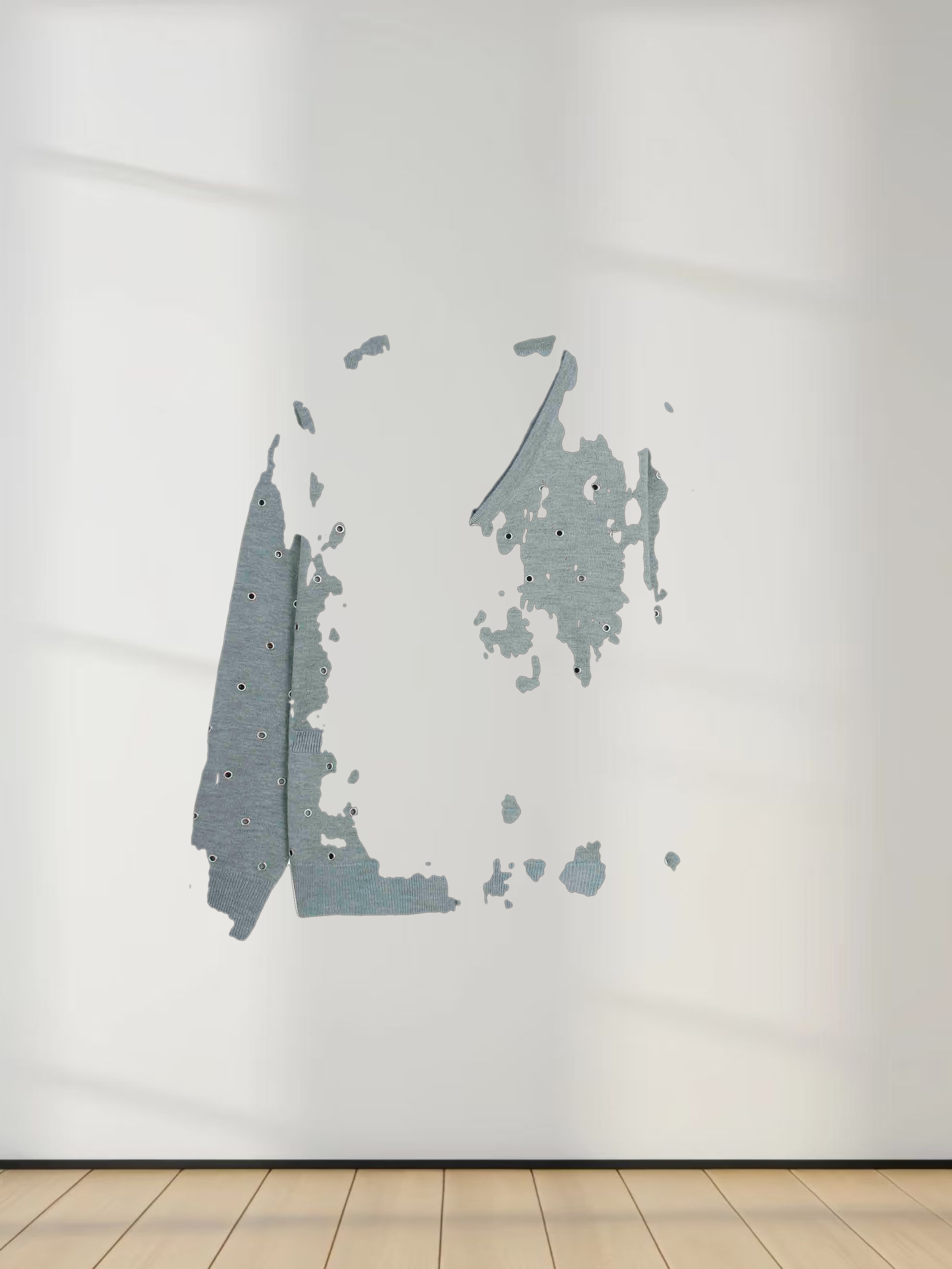 Grommet Cardigan-Seafoam