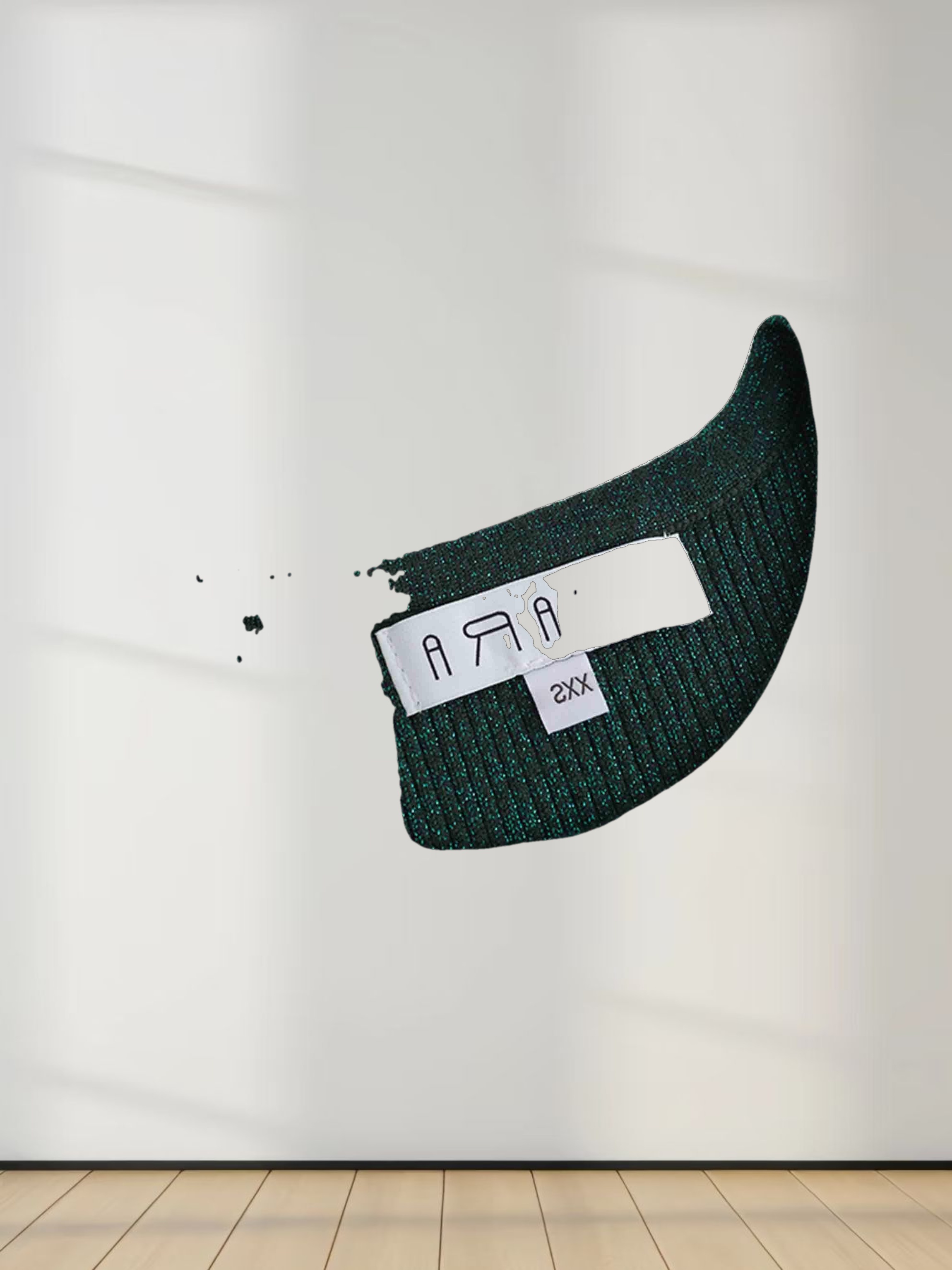 Lurex Sleeveless Sweater-Hunter Green