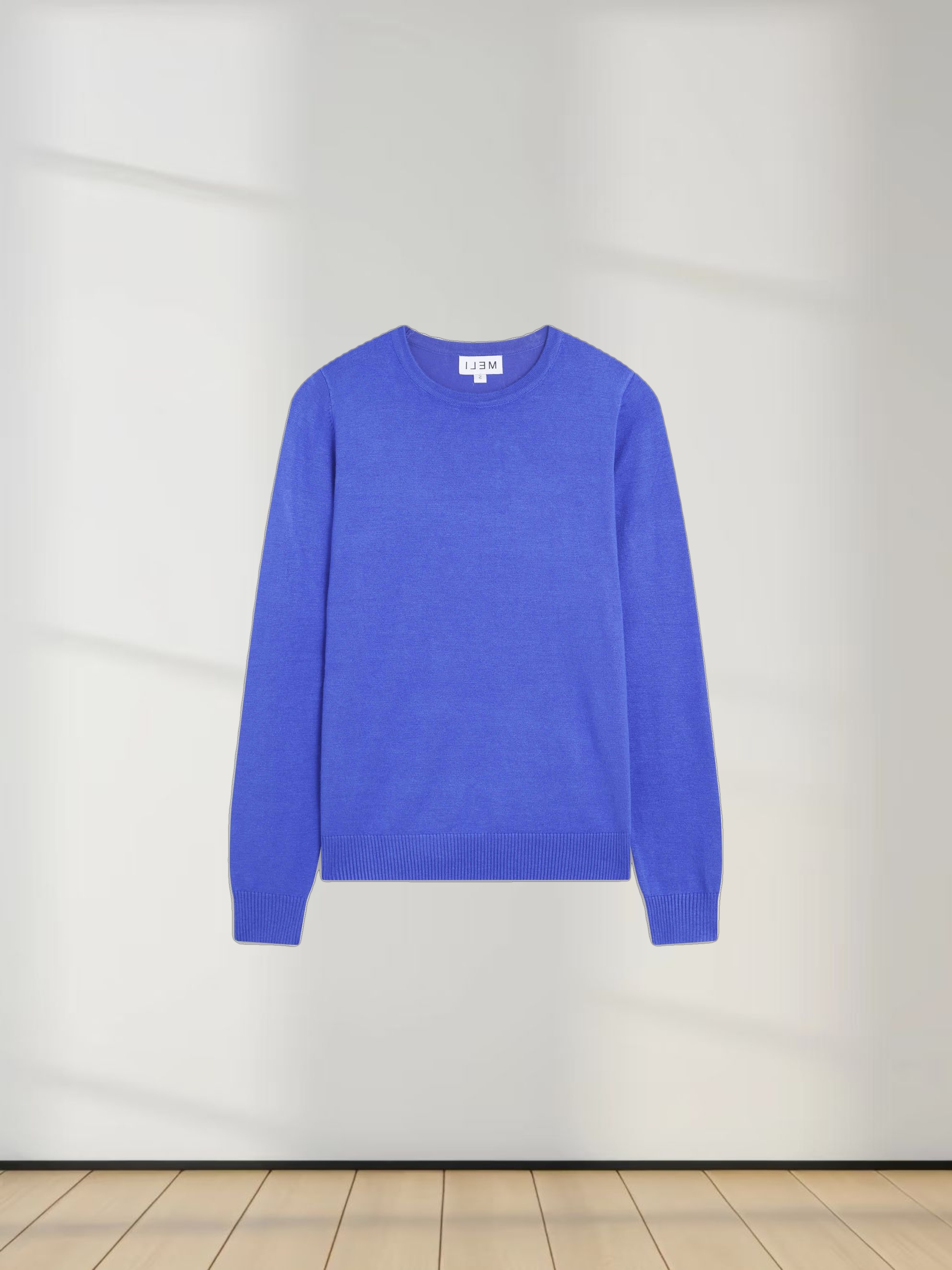 Basic Crew Sweater LS-Mediterranean
