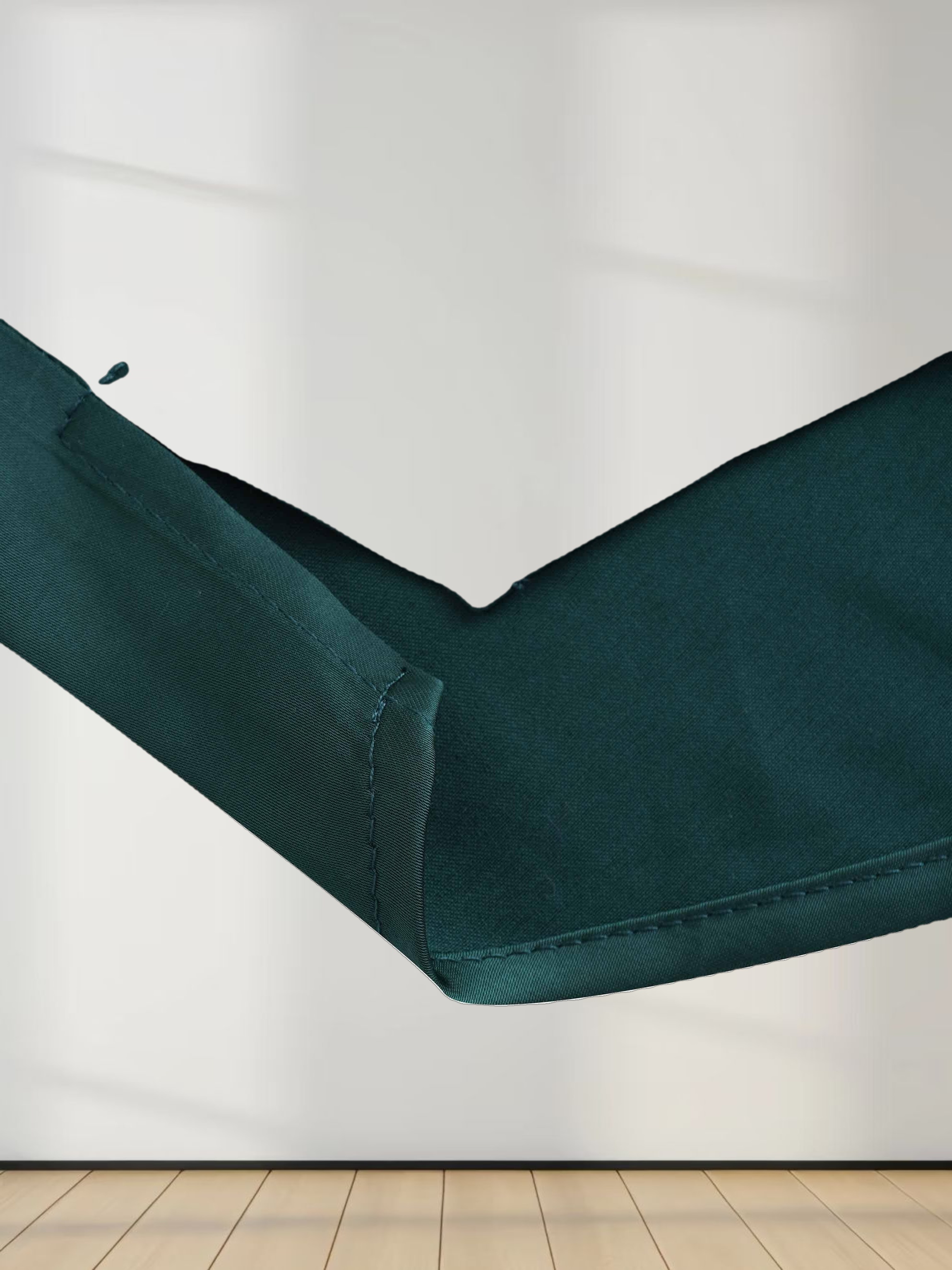 Gathered Back Shirtdress-Emerald Green