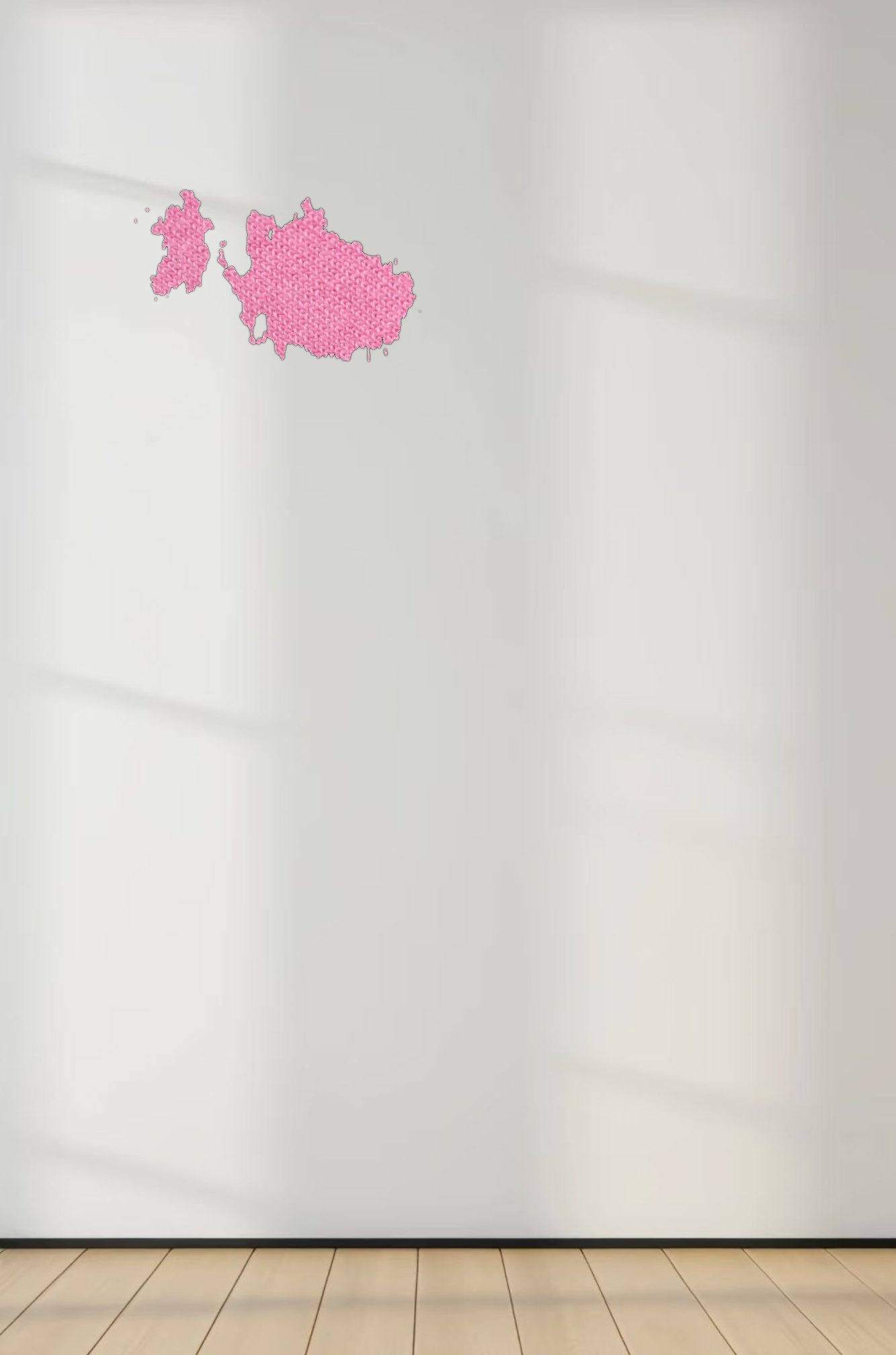 Basic Crew Sweater 3Q-Pink