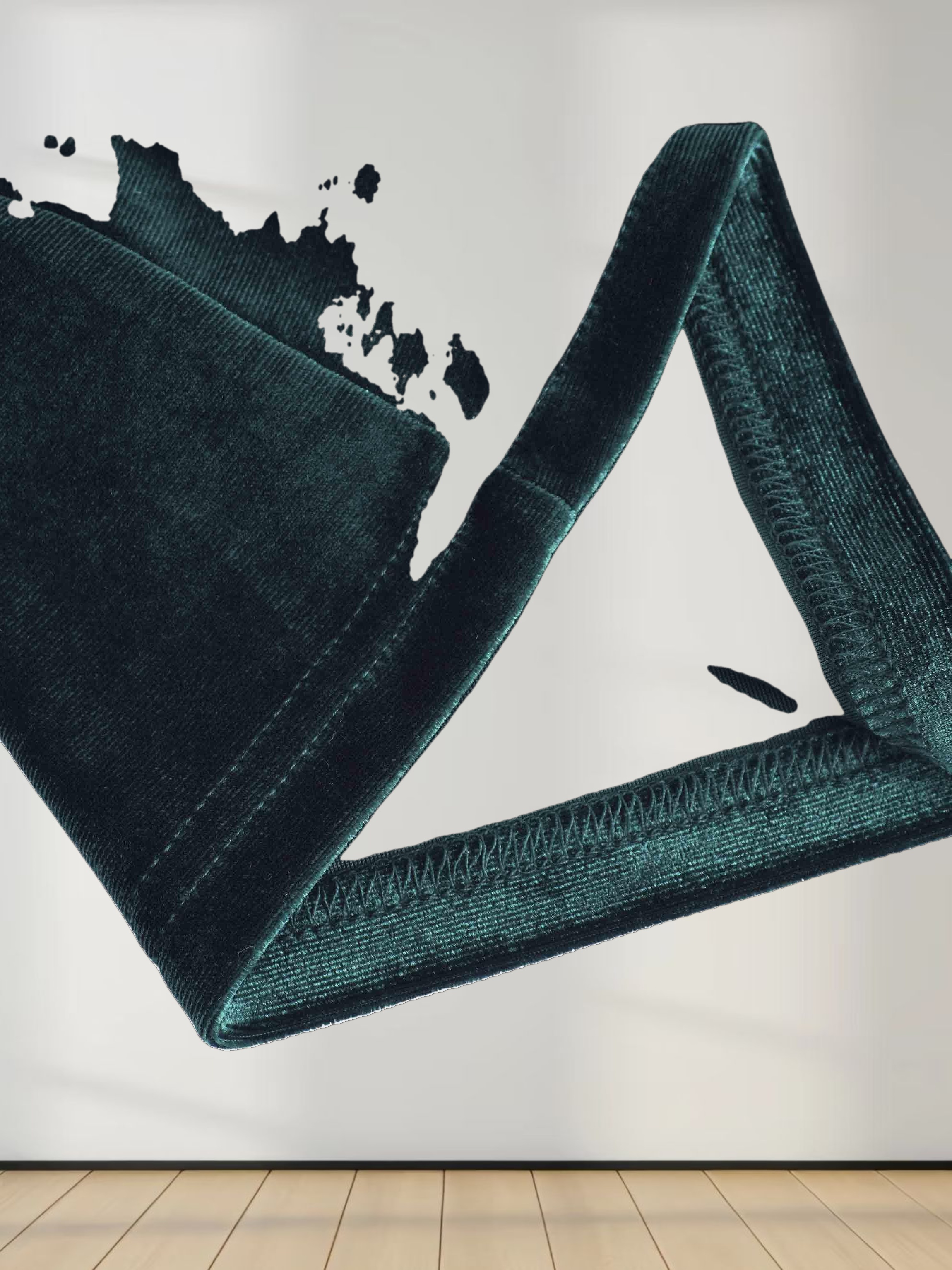 Velour Slip Dress - Emerald Green