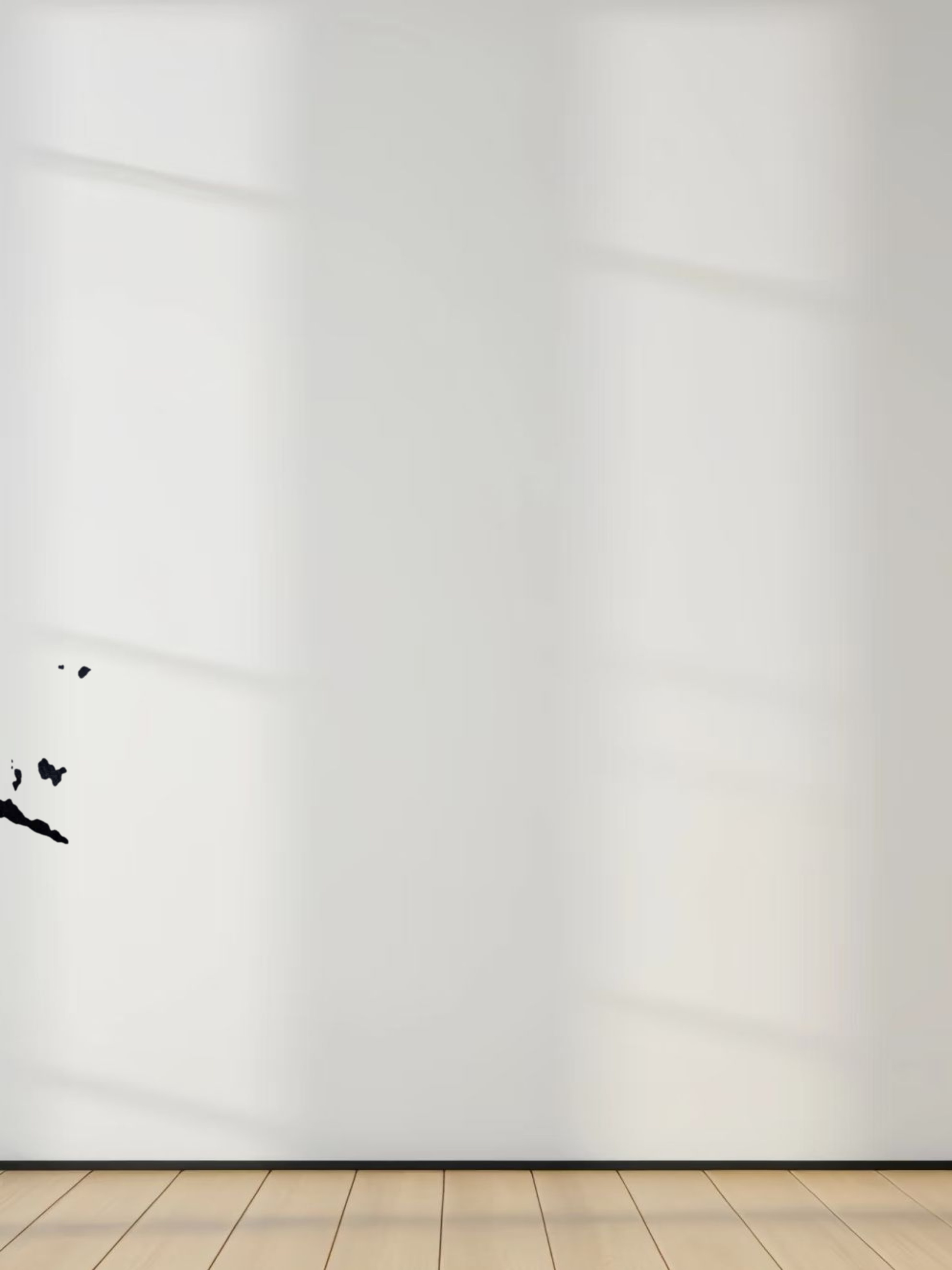 Wool Blend Pleated Skirt-Navy