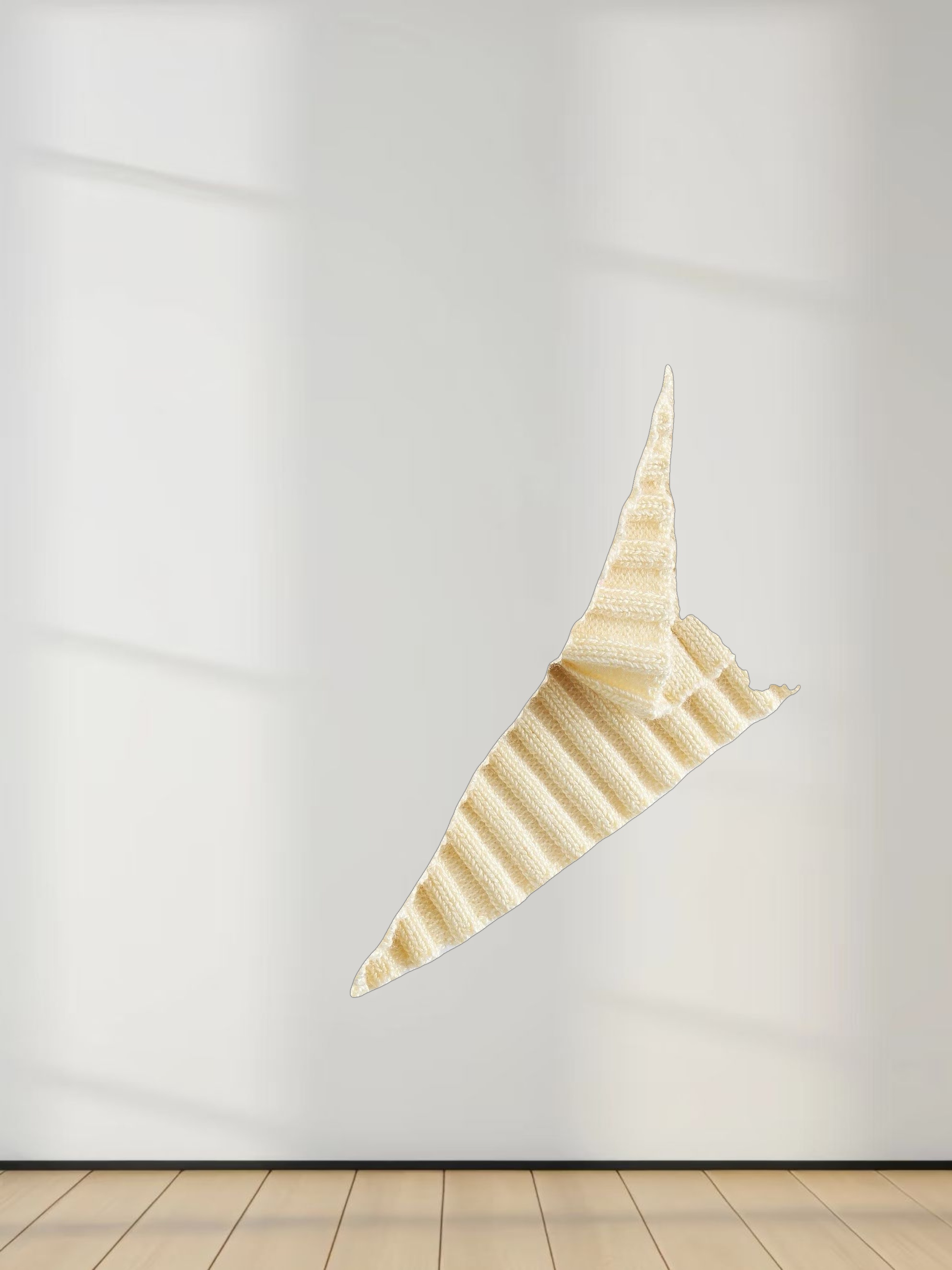 Ribbed Striped Polo Sweater-Sunset Stripe