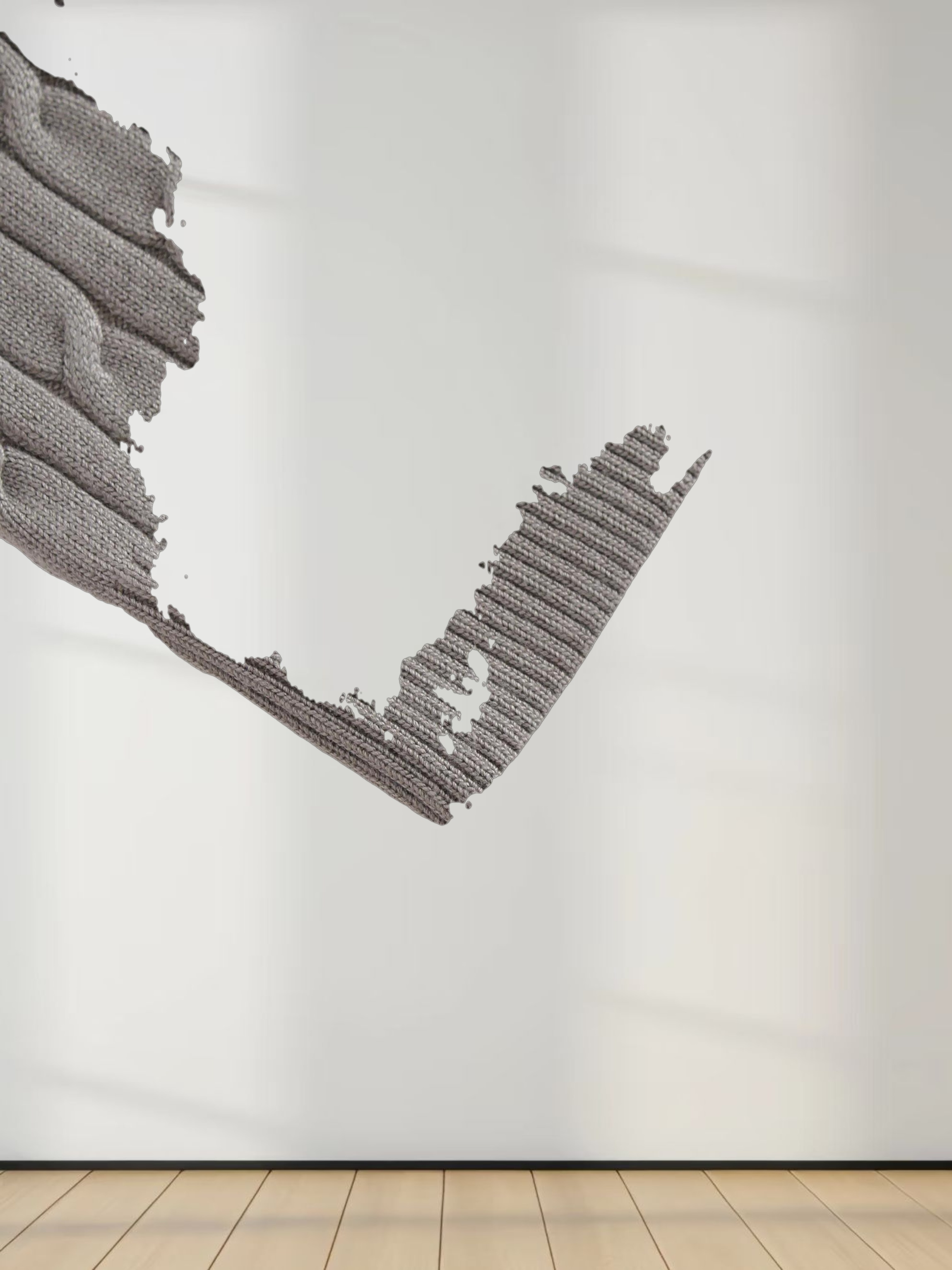 Knit Cable Sweater-Clay