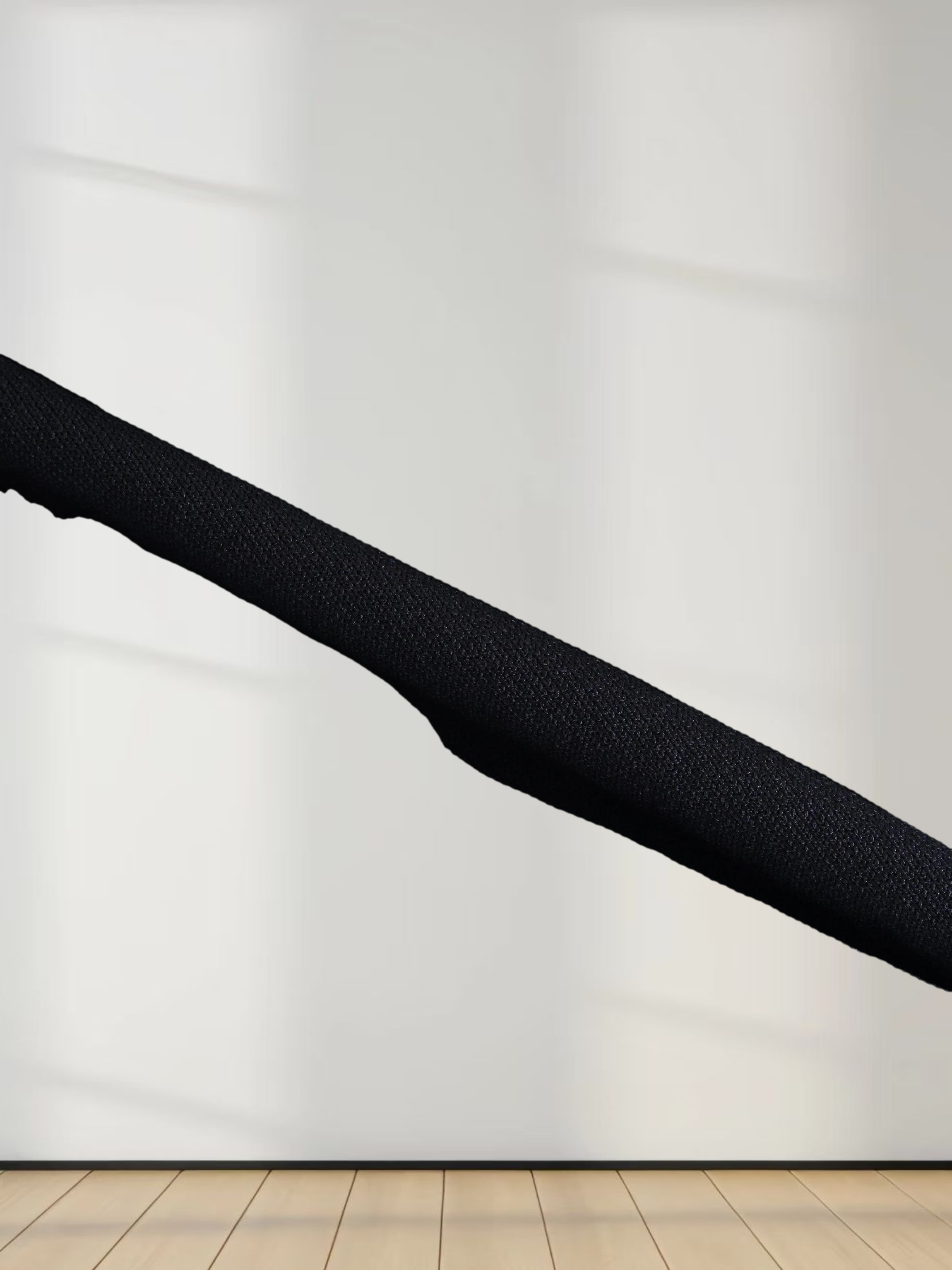 RIBBED WAISTED SWEATER-BLACK