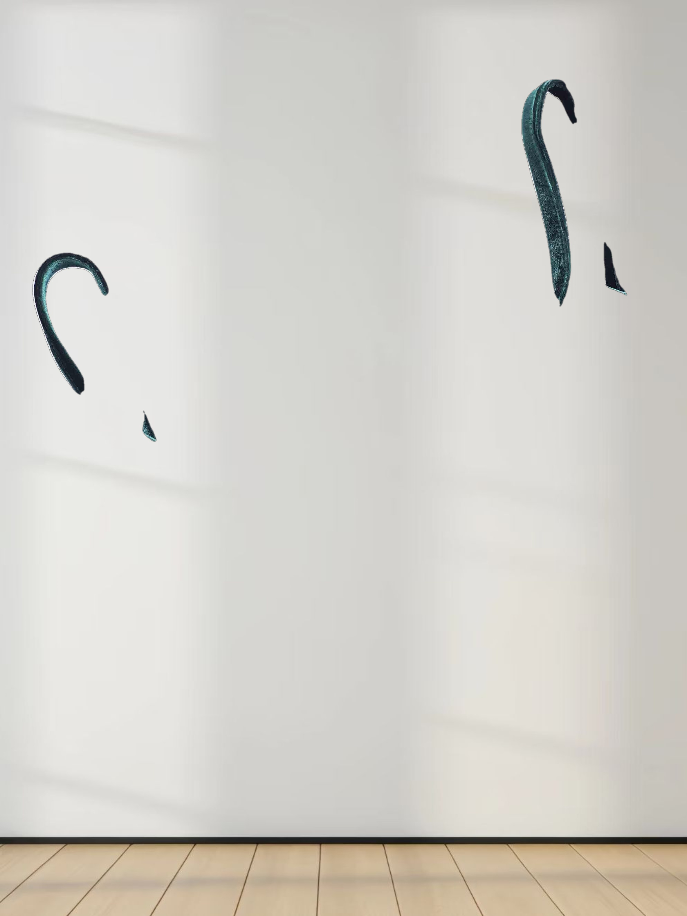 Velour Slip Dress - Emerald Green