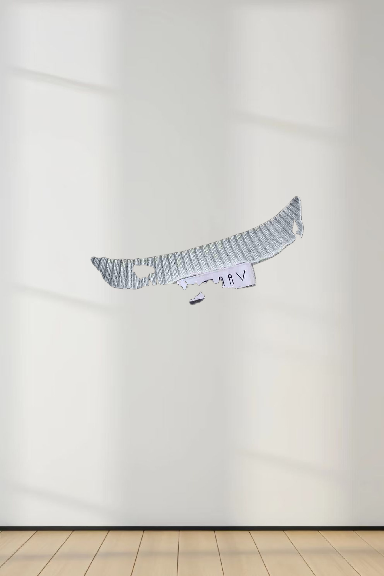 Cross Stitch Sweater-Slate Blue