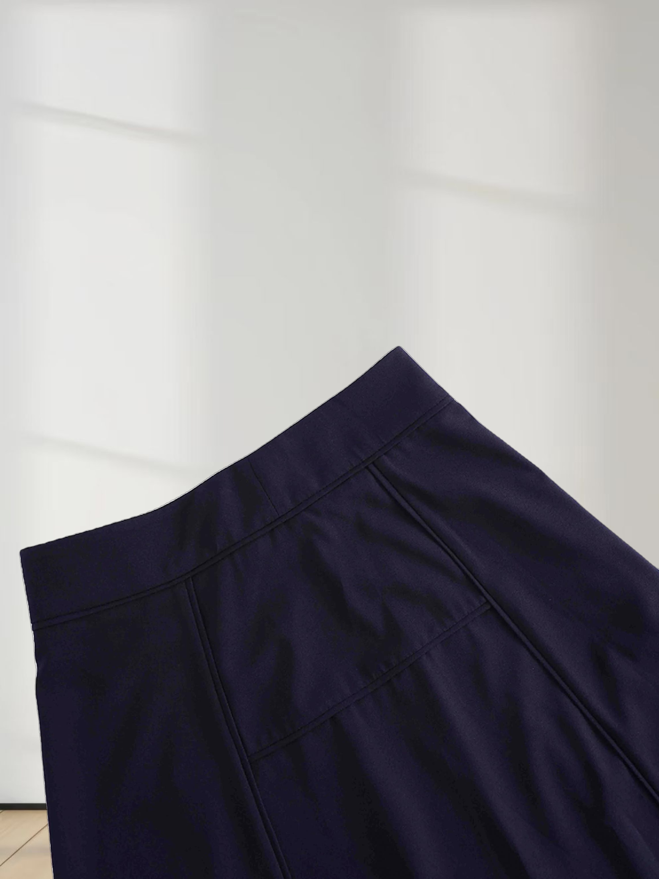 Bottom Flare Skirt-Navy