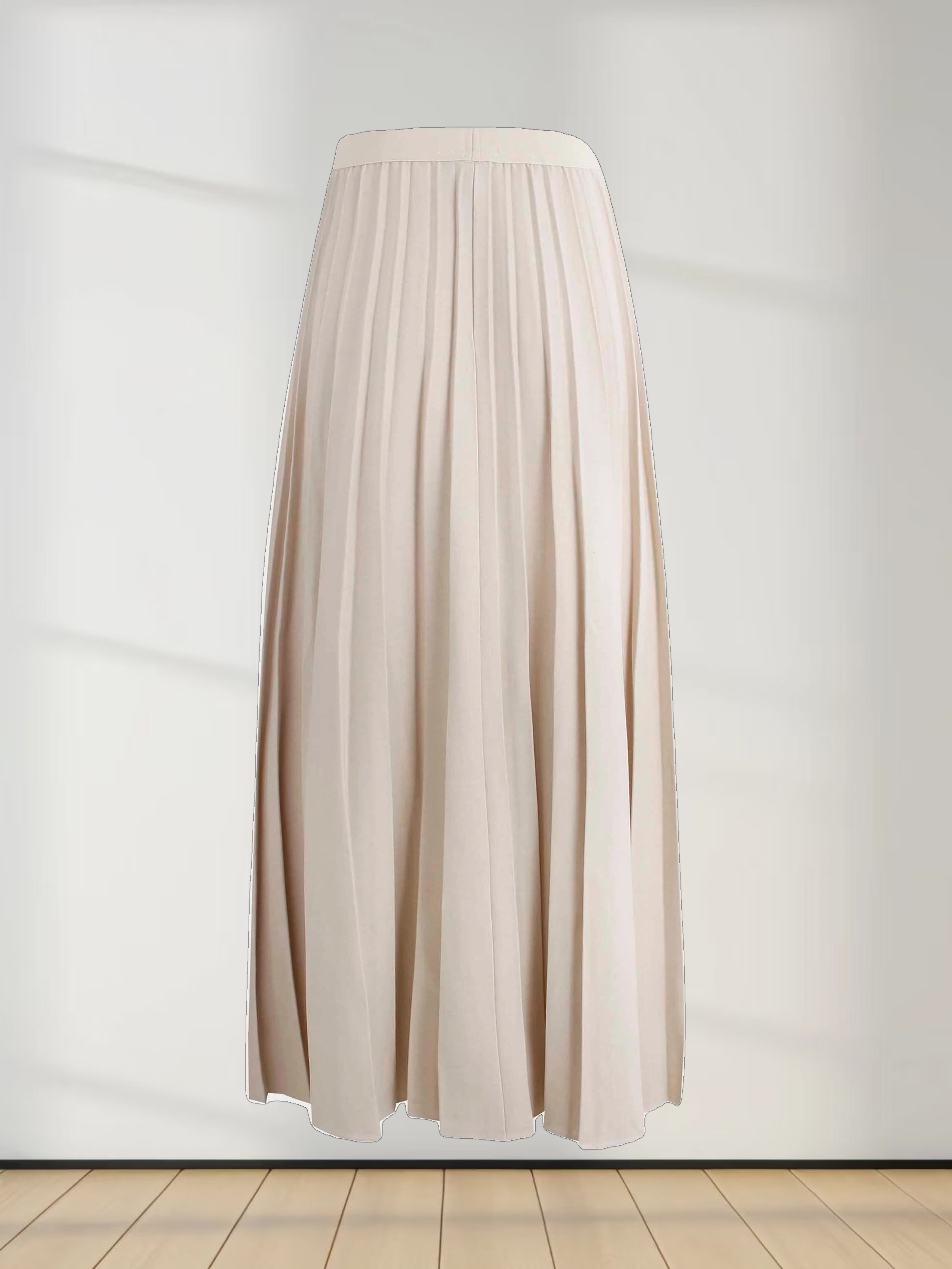 Marni Pleated Skirt-Ivory