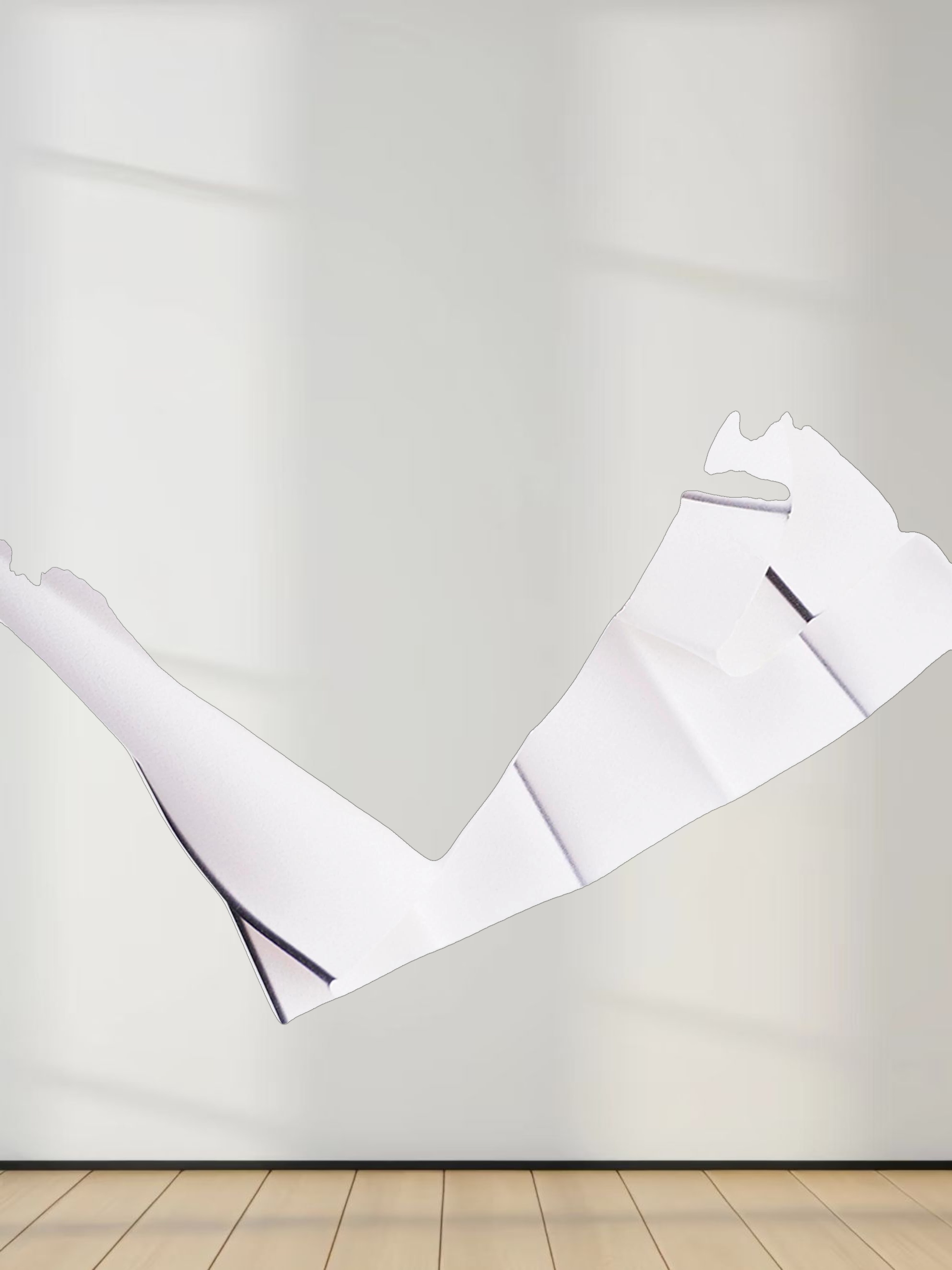 Elastic Waist Printed Pleated Skirt-Floral Border