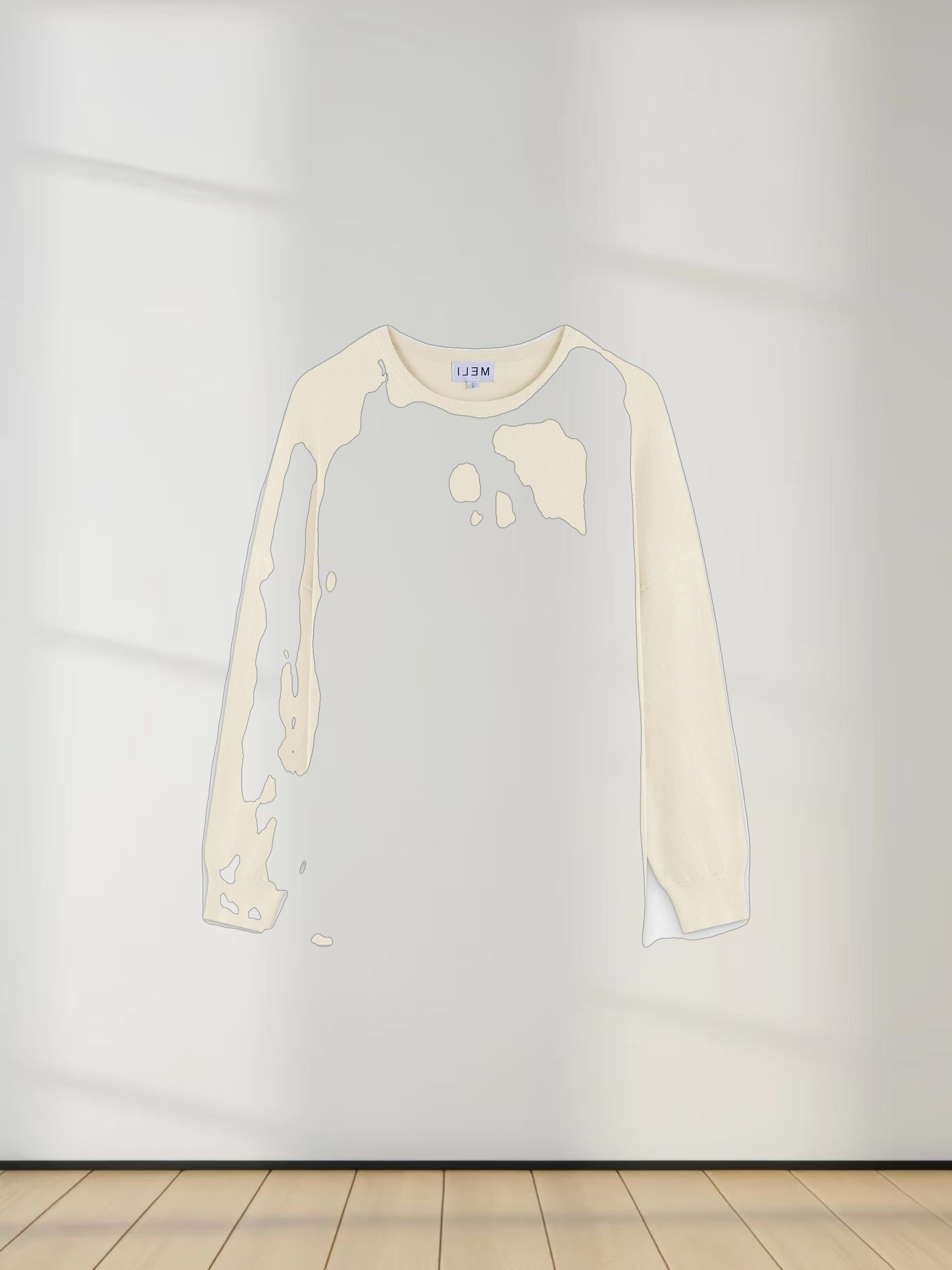 Oversized Lightweight Sweater-Ivory