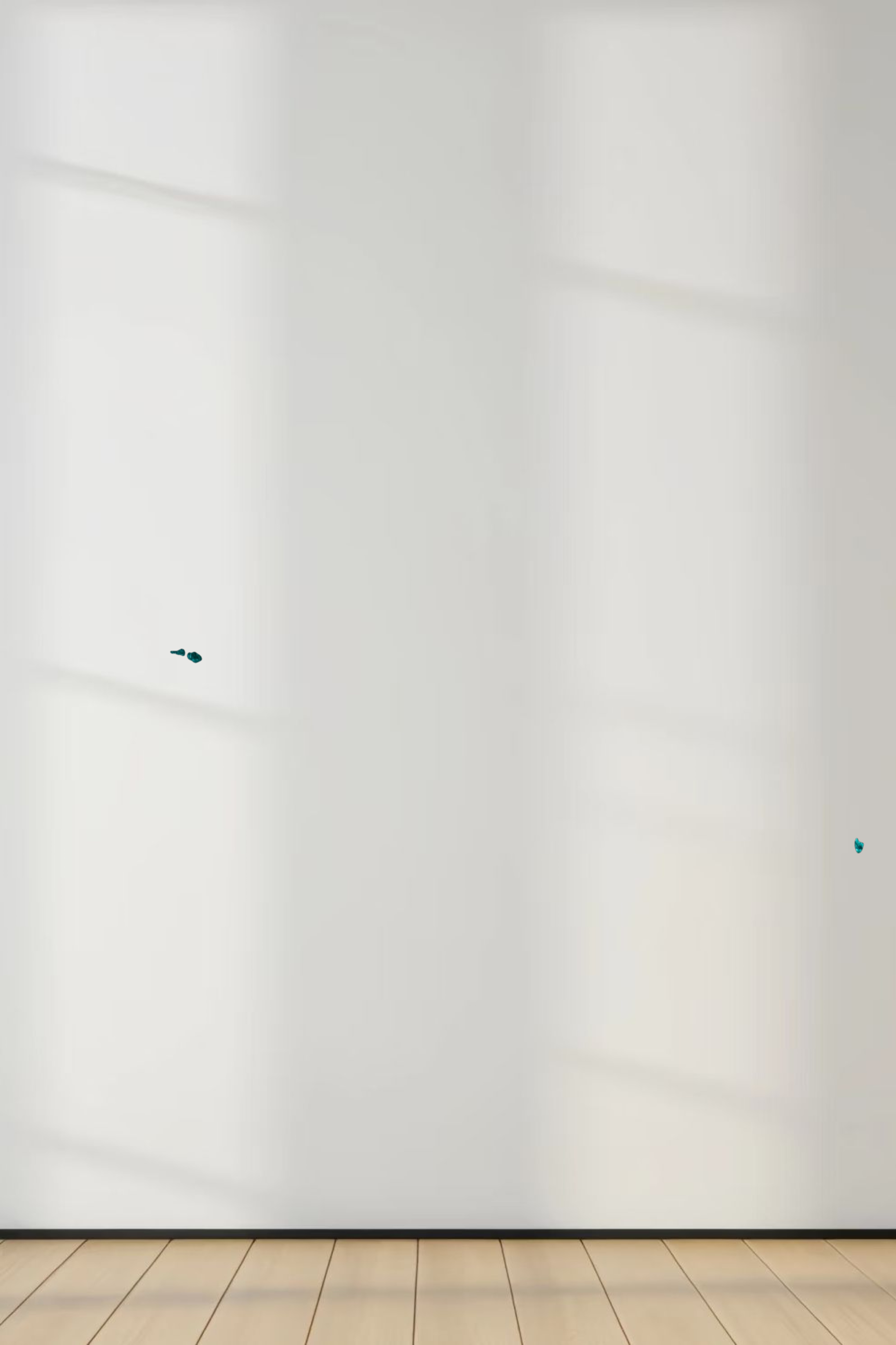 Basic Crew Sweater 3Q-Turquoise