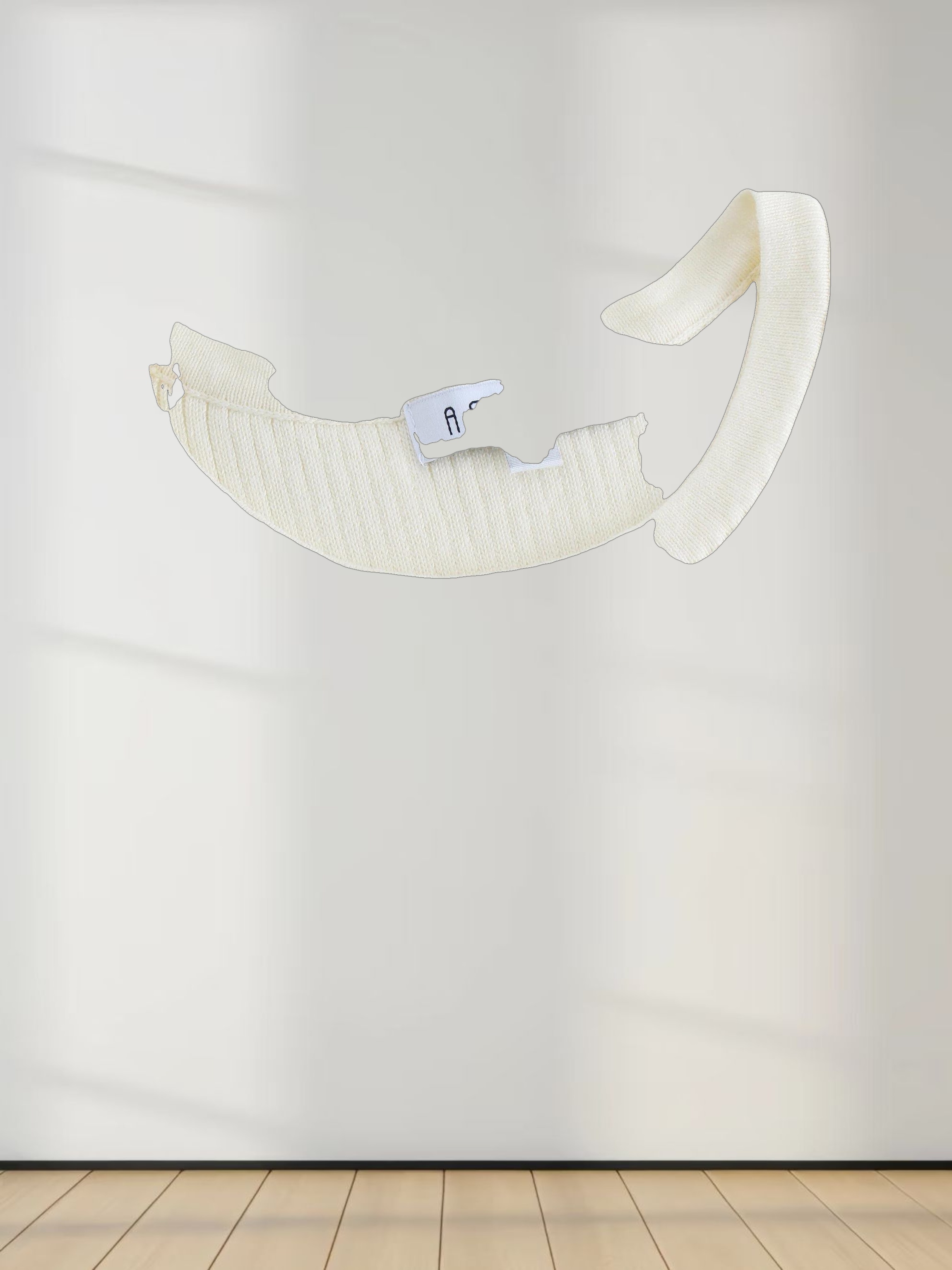 Sleeveless Ribbed Crew-Ivory