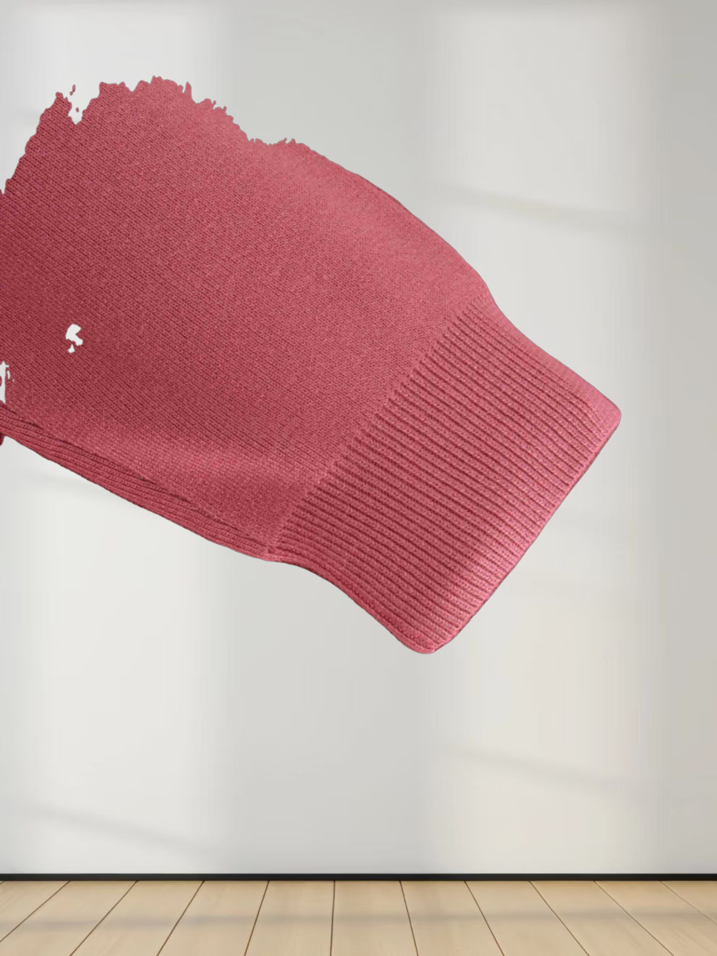 Oversized Soft Knit Sweater-Rose