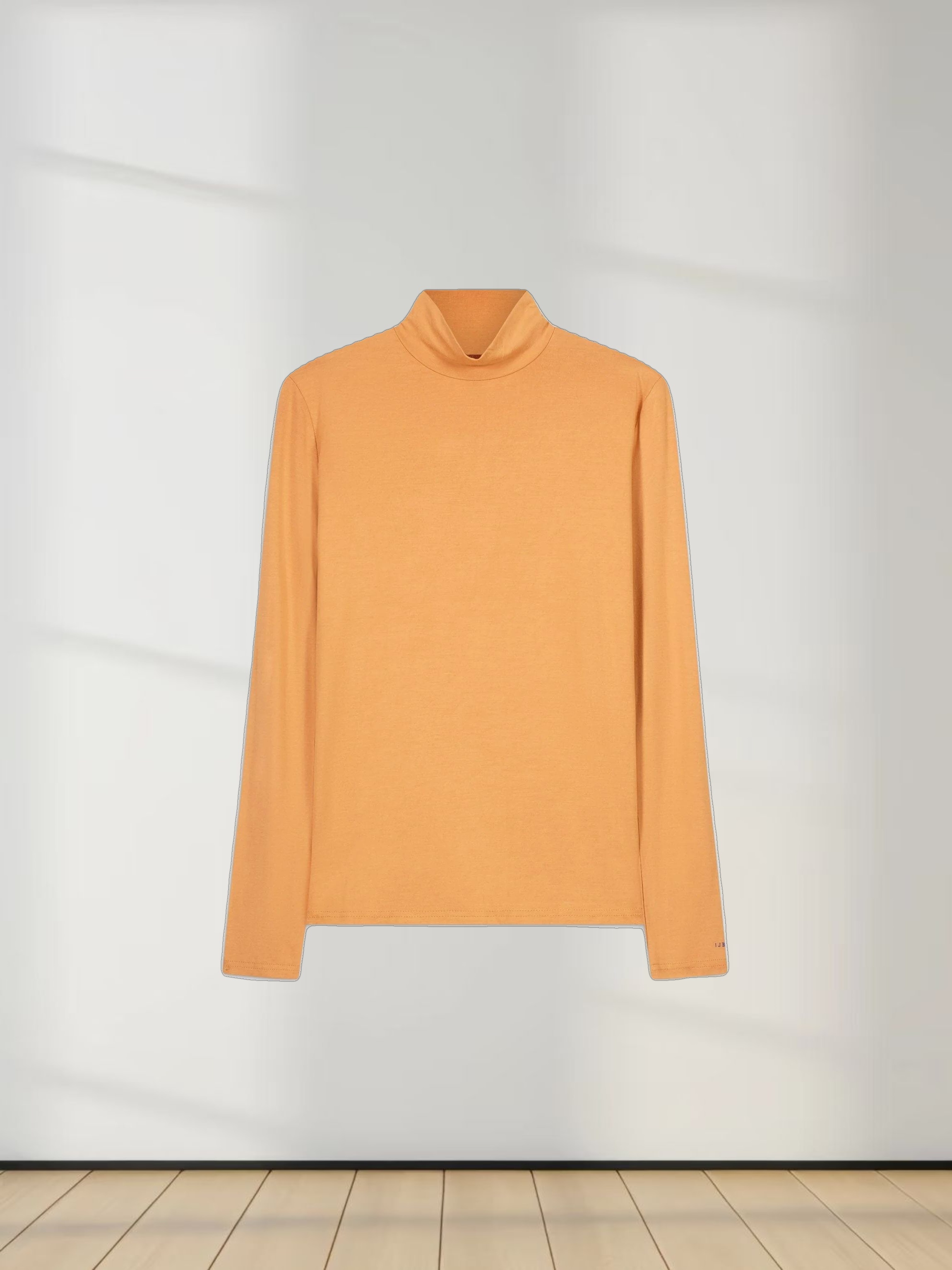 MODAL TURTLENECK LONG SLEEVE-BRONZE