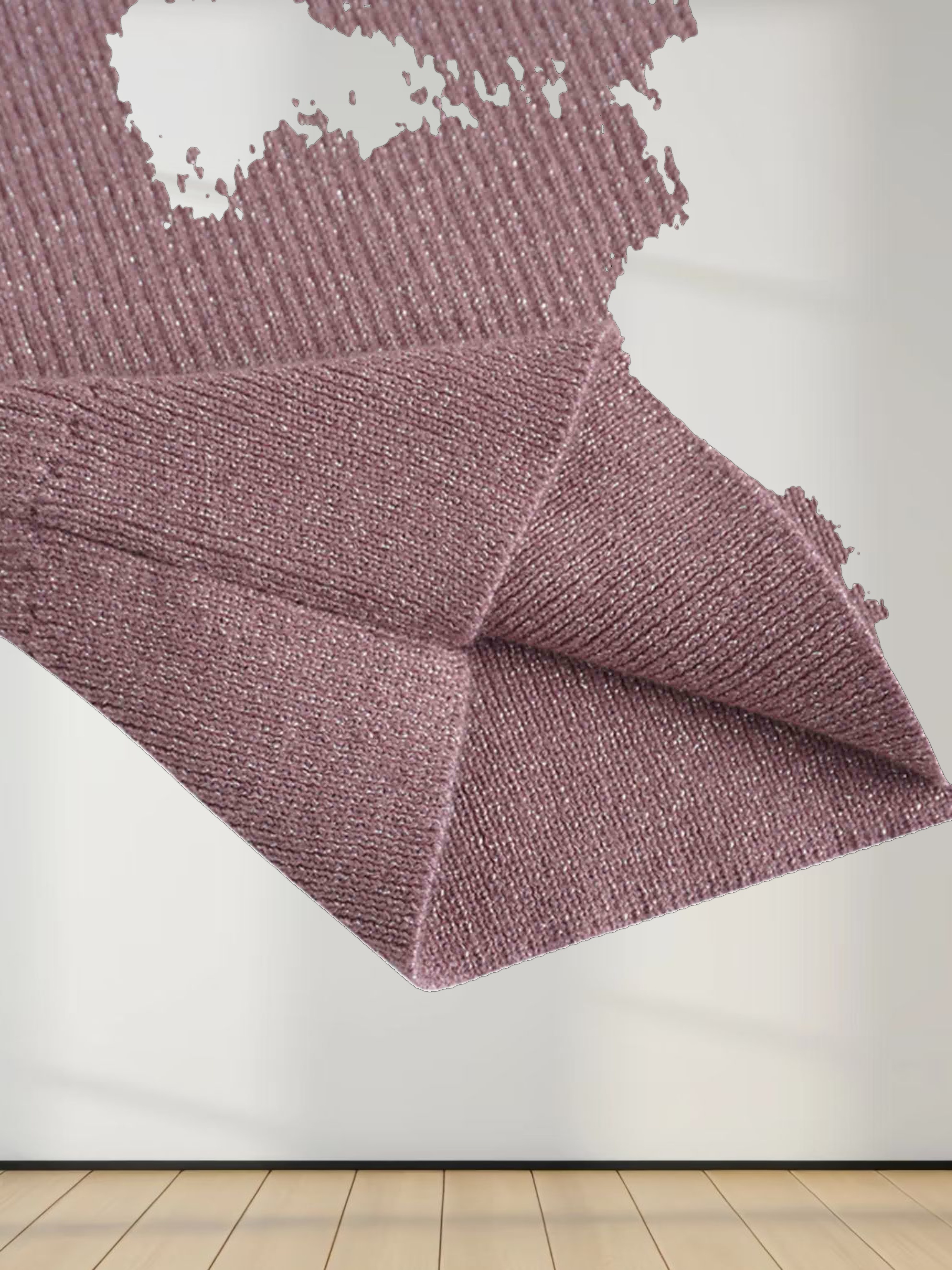 Lurex Sleeveless Sweater-Mauve