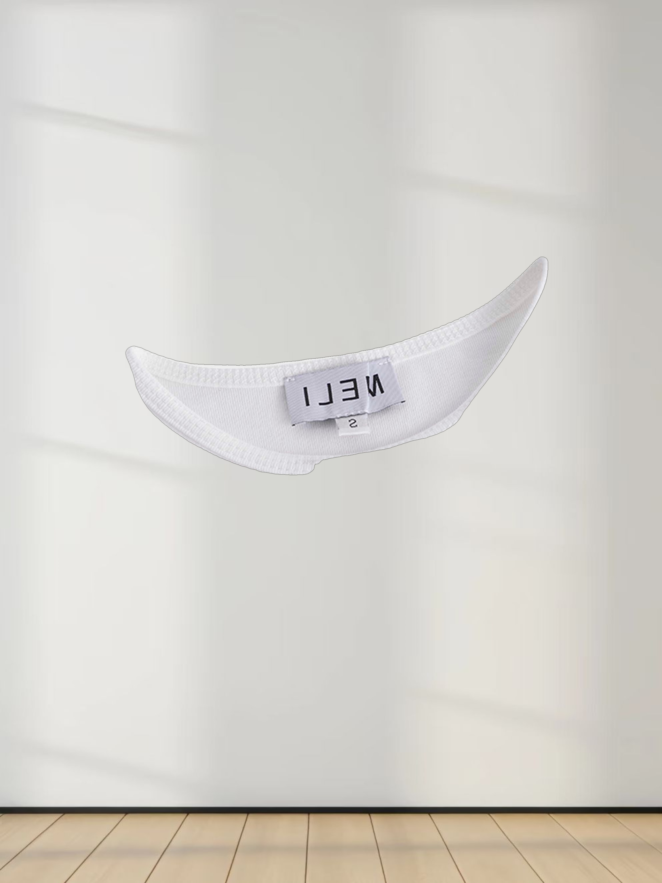 Basic T-Shirt Slip Dress-White