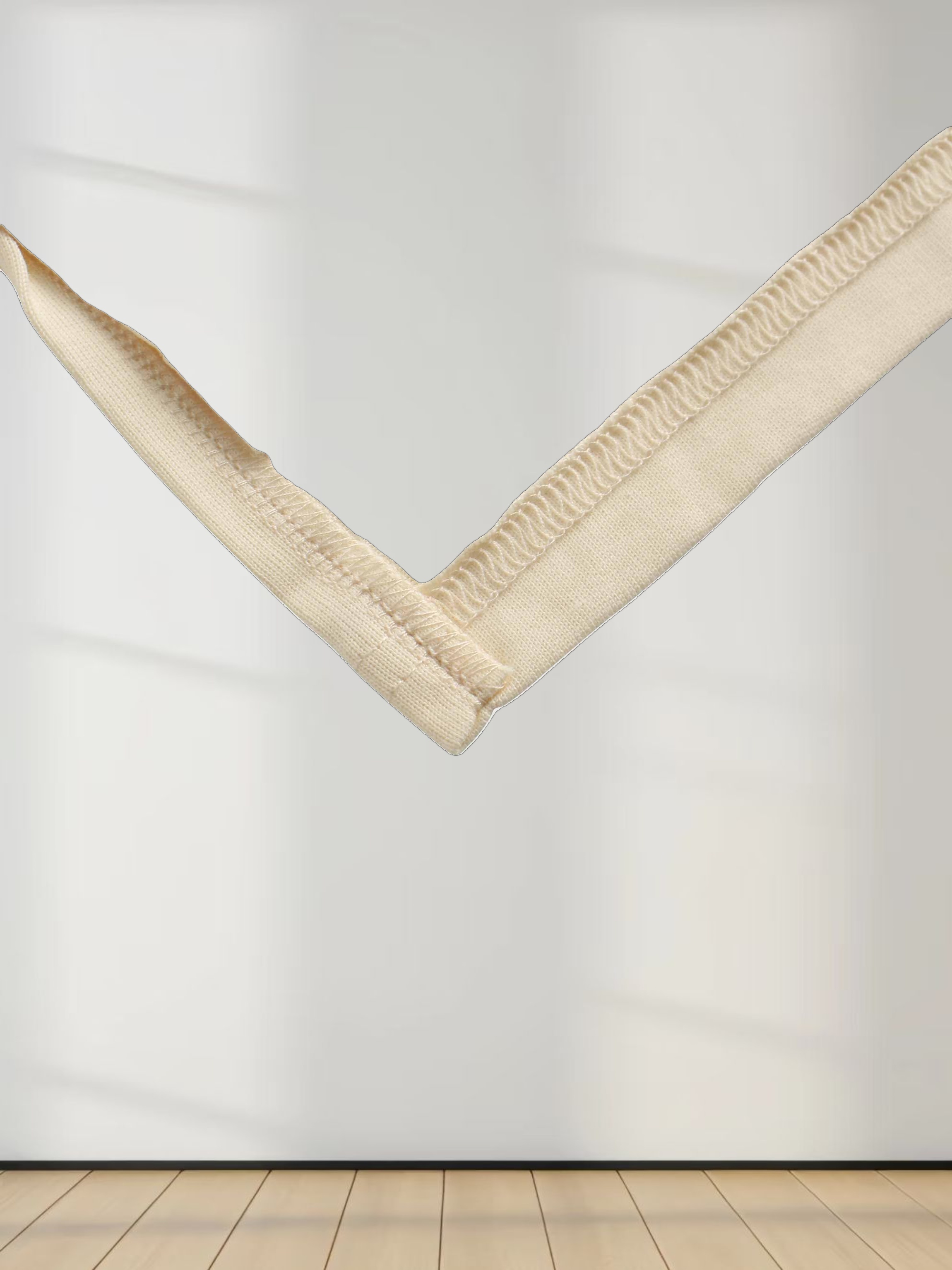 Oversized Boxy 3Q Sleeve Tee-Cream