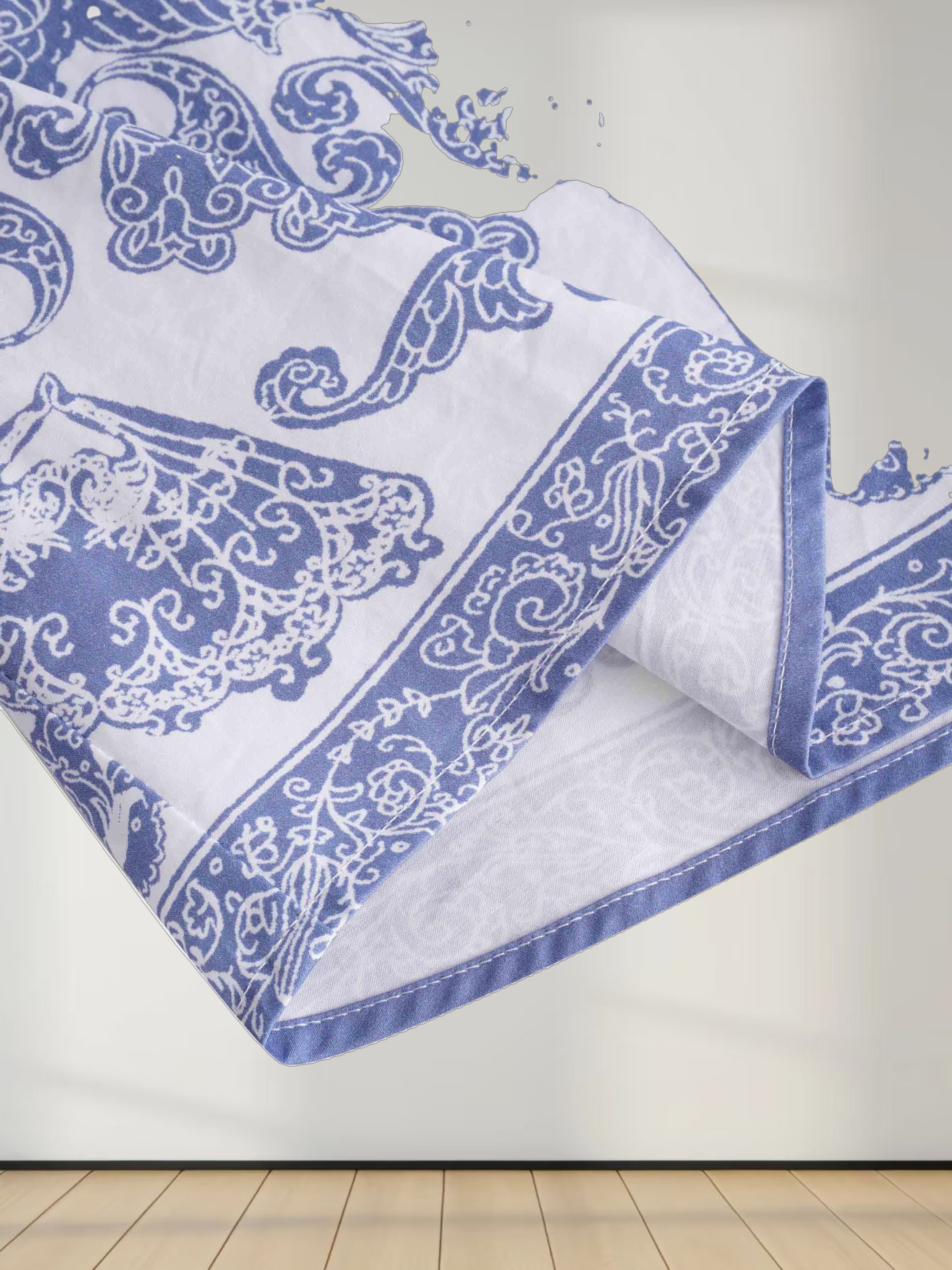 Royal Damask Dress-Blue