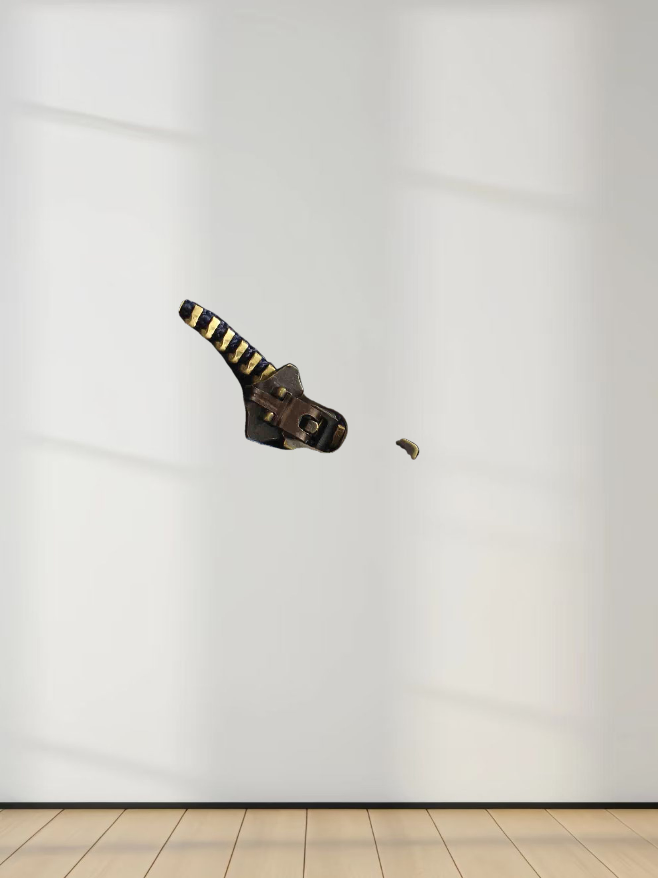 Front Kick Pleat Denim Skirt-Blue