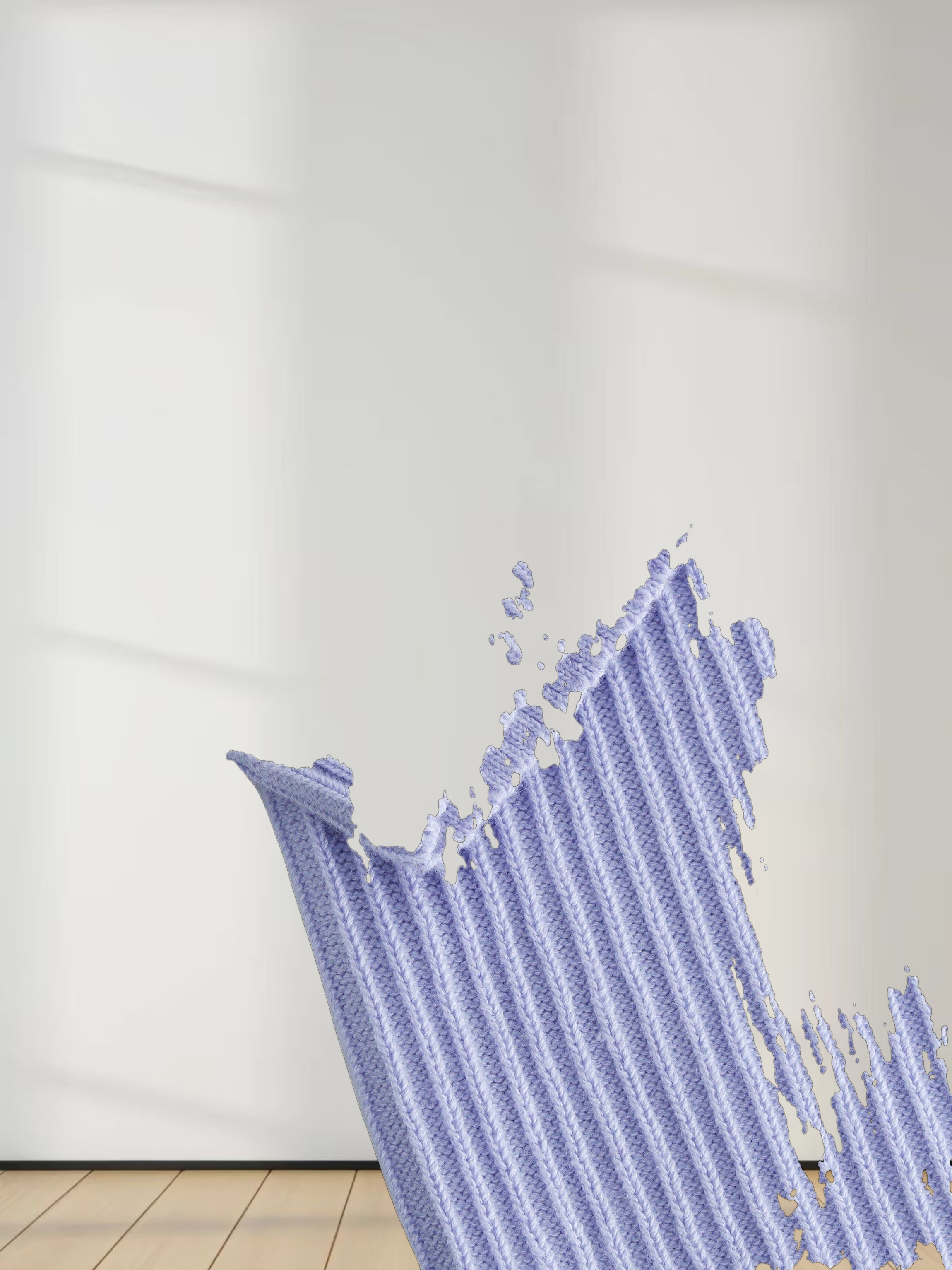 Ribbed Knit Cardigan-Lavender