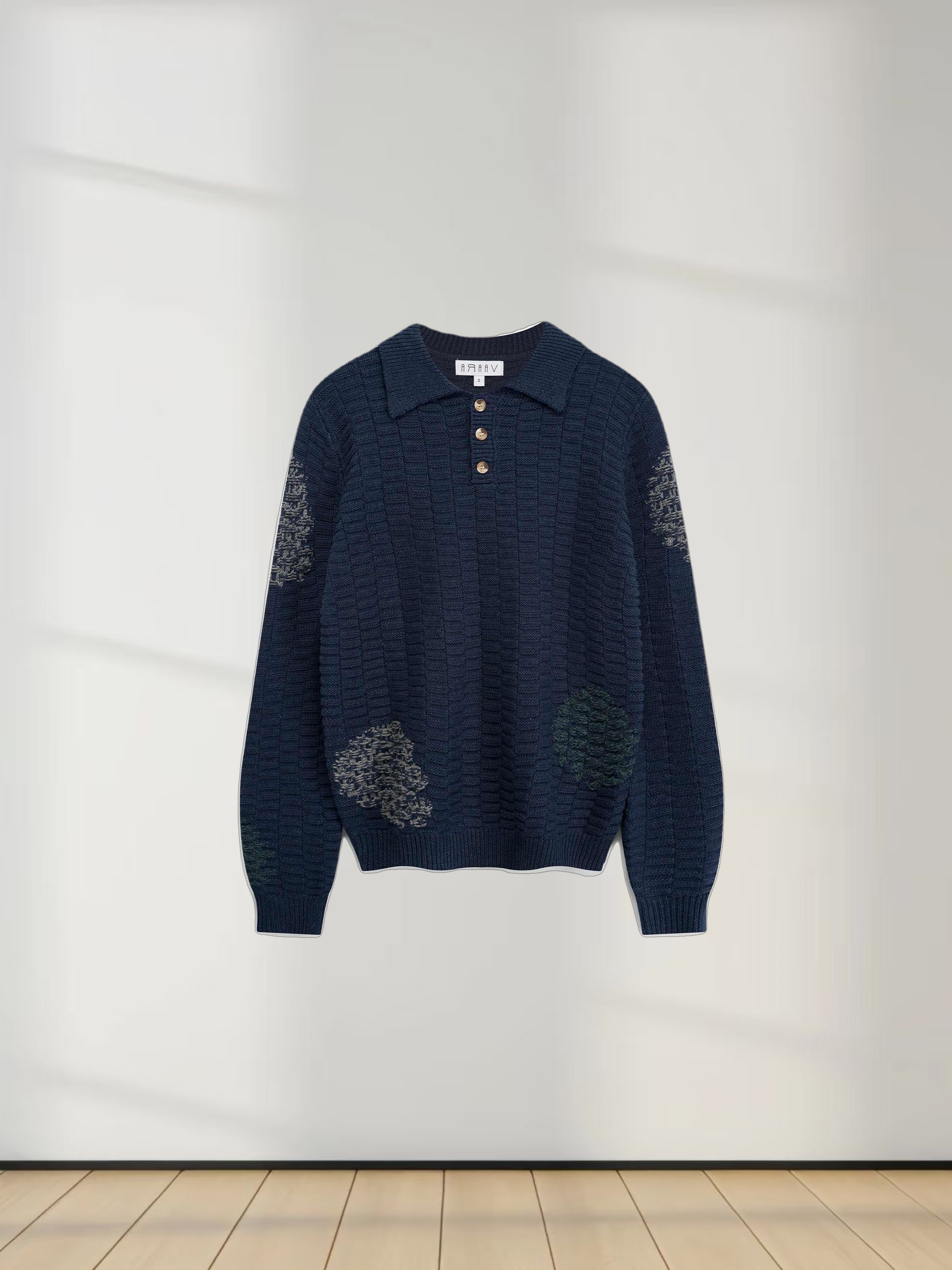 Golden Sun Sweater-Navy