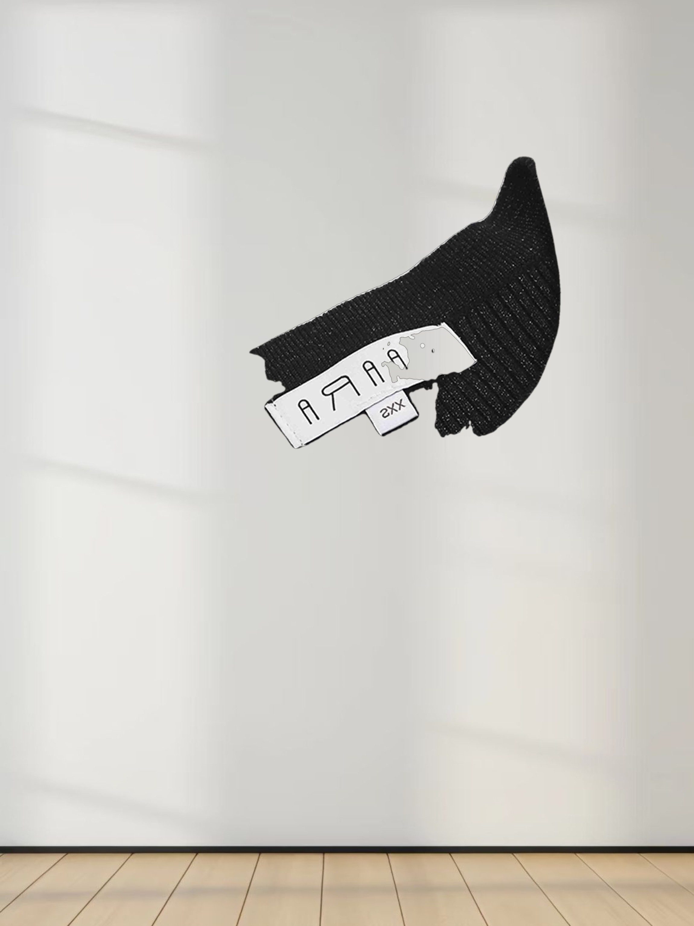 Lurex Ribbed Sweater-Black