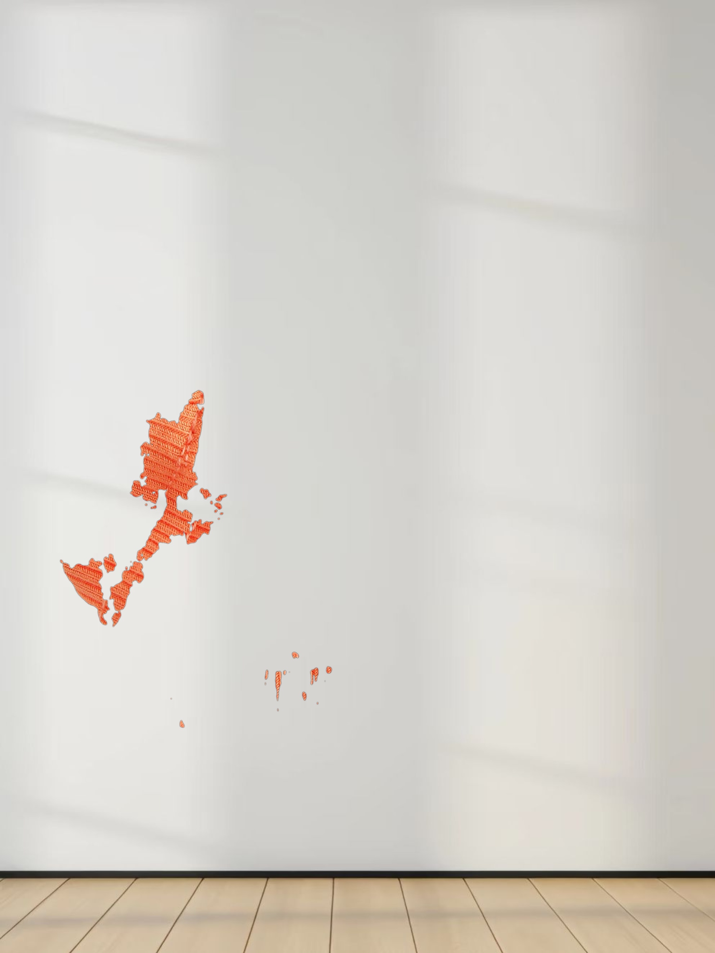 CLASSIC RIBBED CREW TEE LS-ORANGE