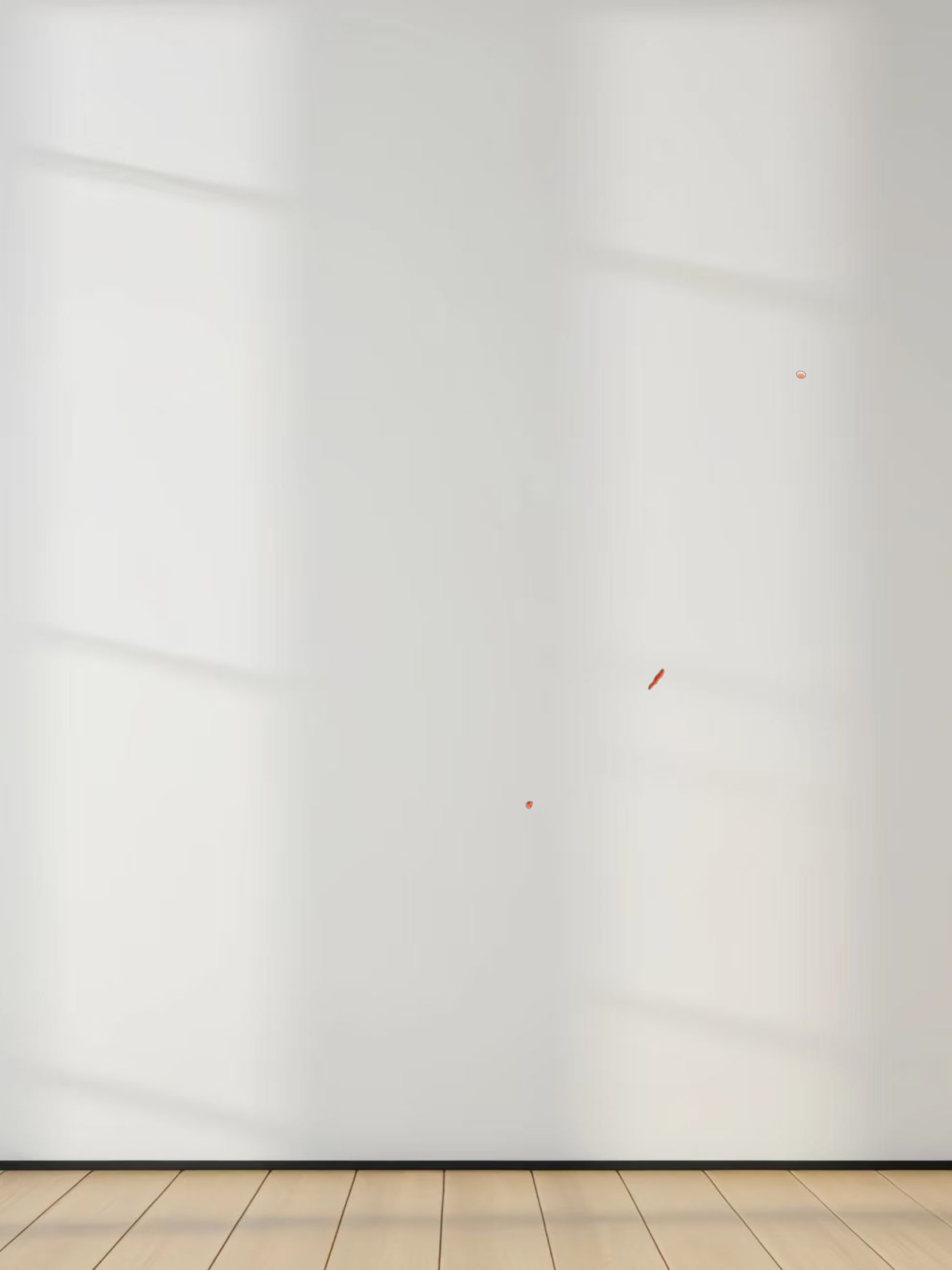 RIBBED HIGH V 3Q-ORANGE