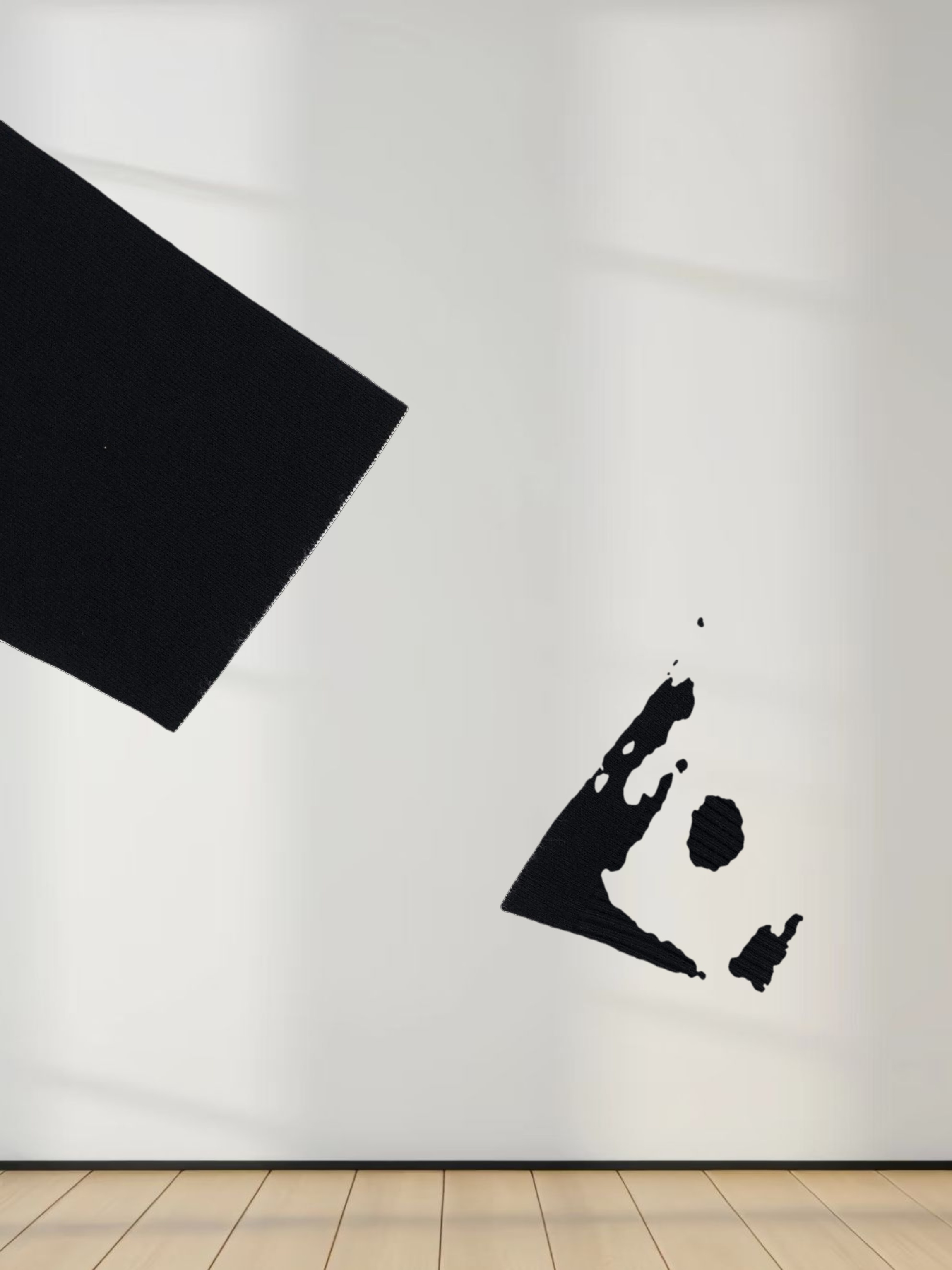 Classic Turtleneck Sweater-Black/White