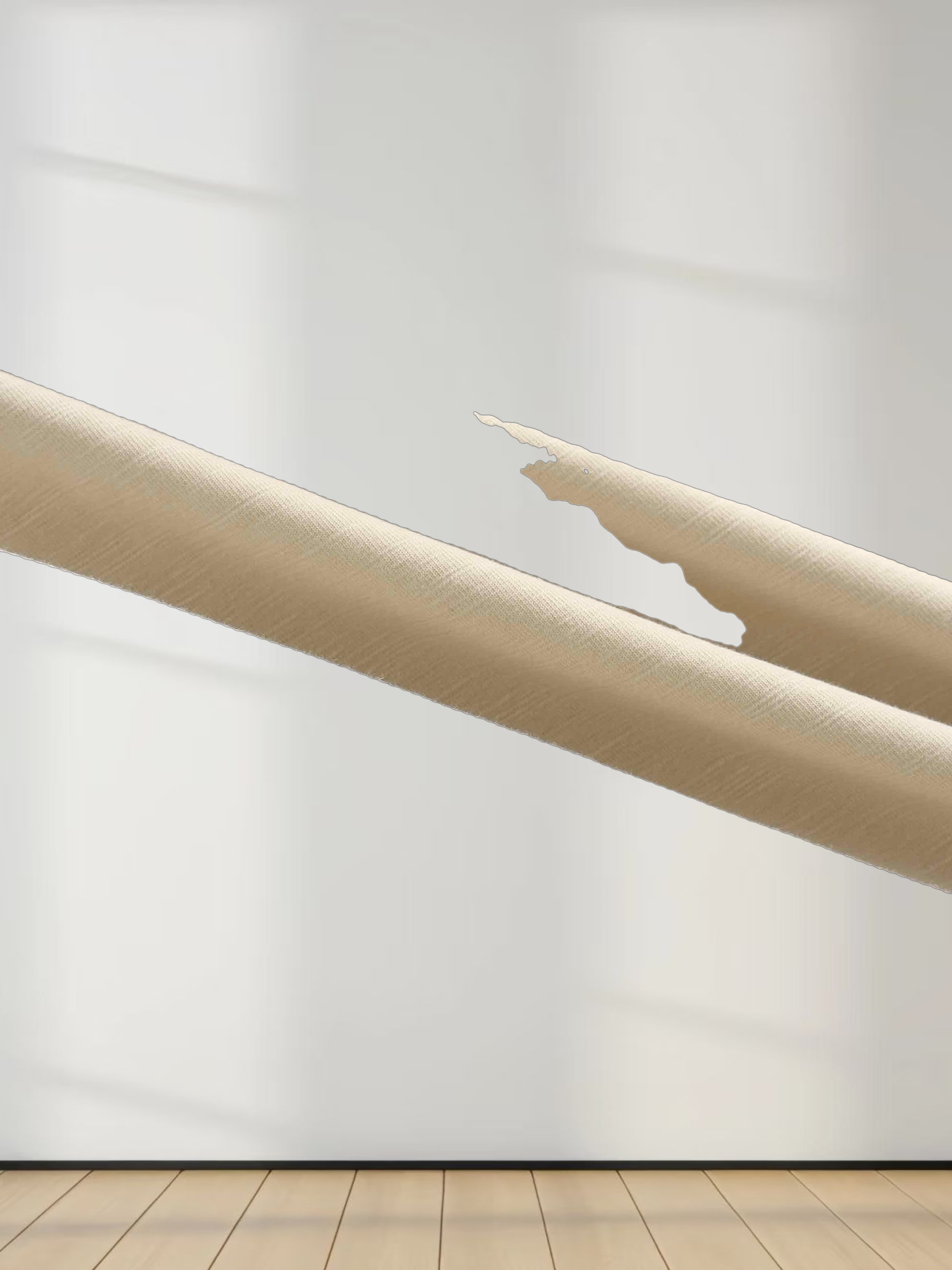 Crew Bomber Tee-Taupe