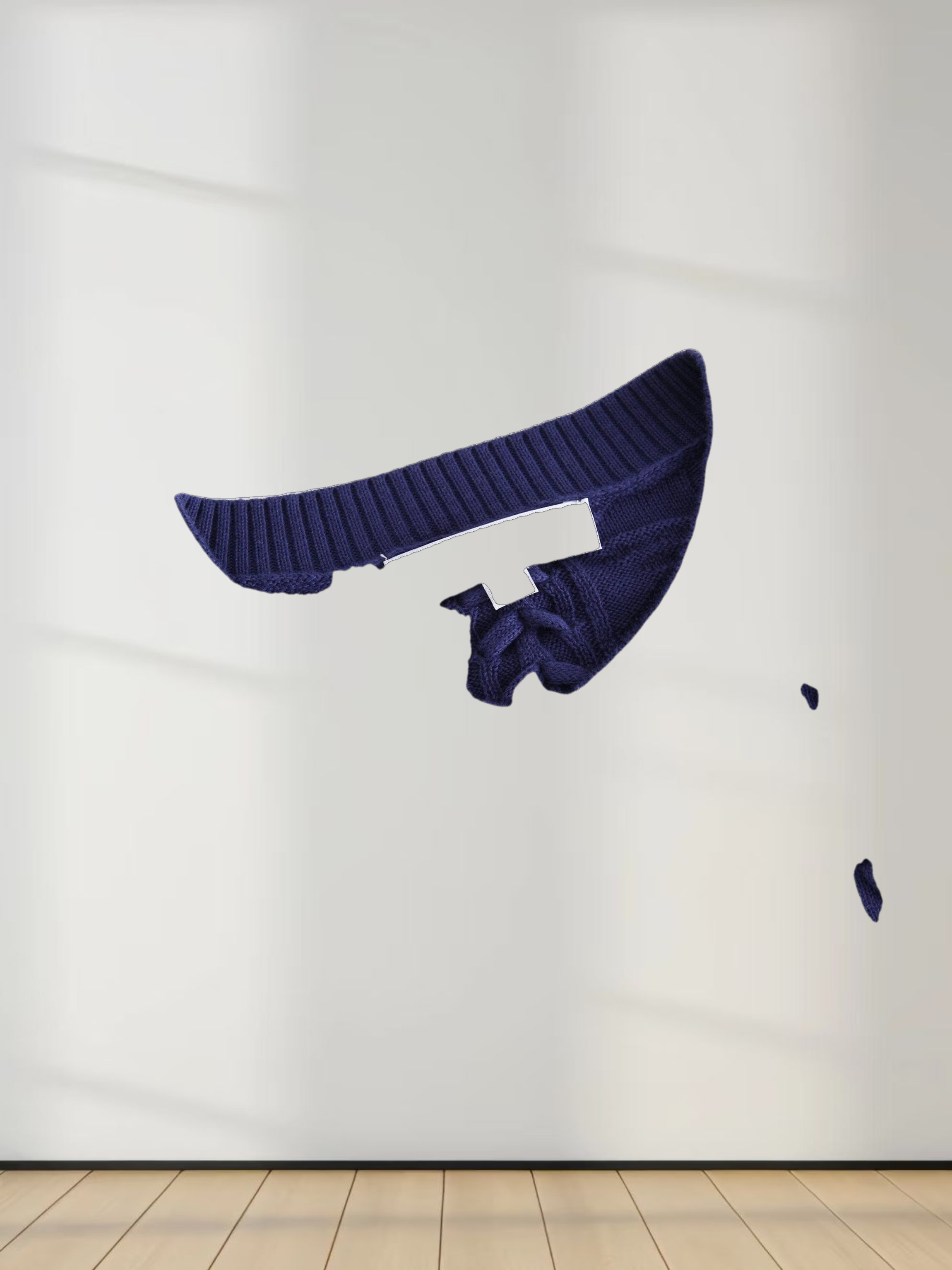 Cross Stitch Sweater-Navy