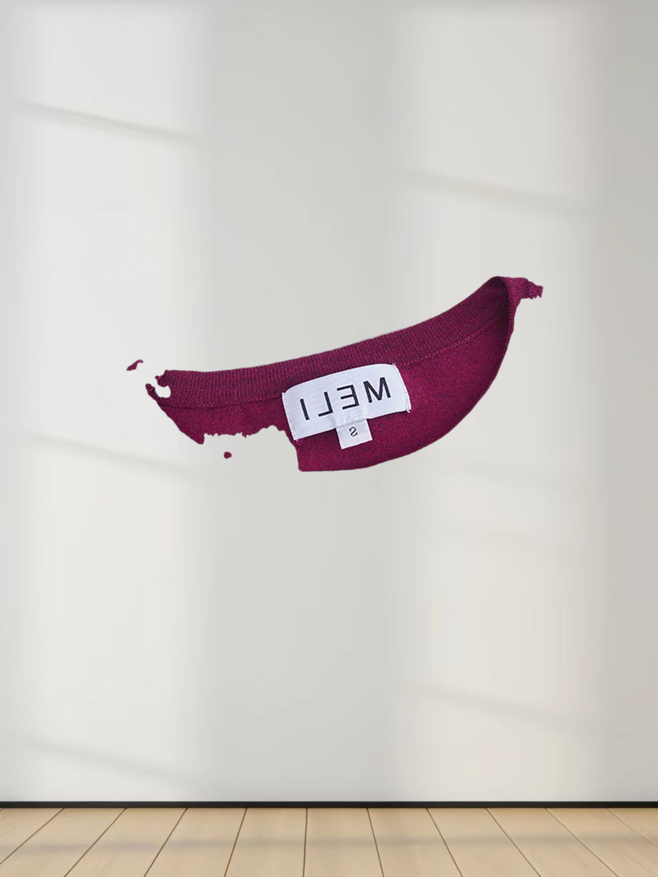 Basic Crew Sweater LS-Heathered Fuchsia