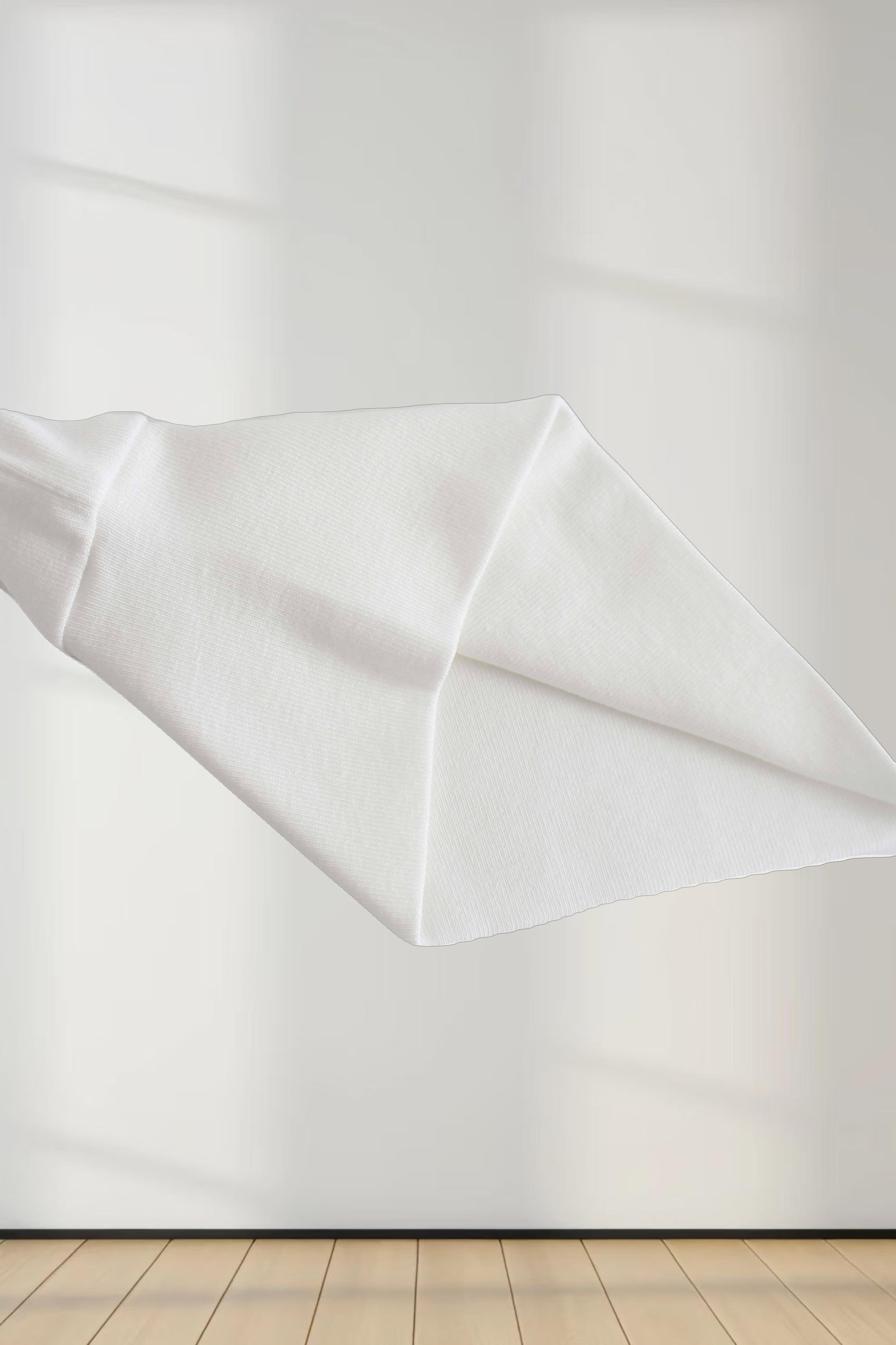 Collared Bomber Tee-White