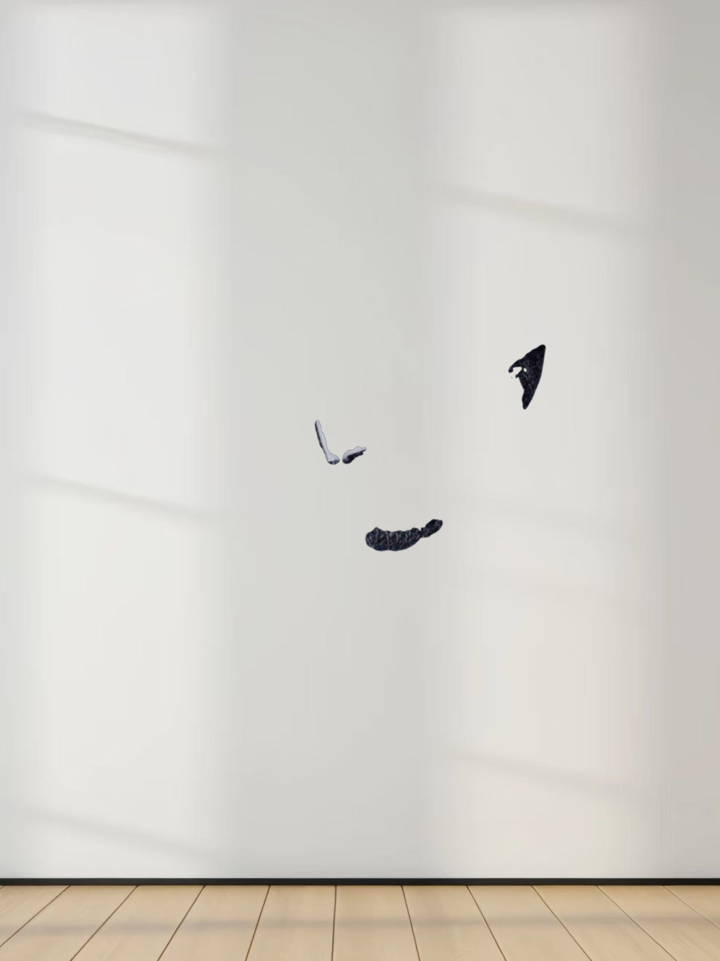 Center Design Sweater-Heathered Blue