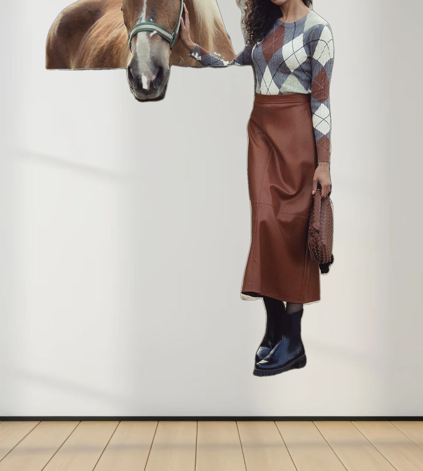 The Leather A-Line Skirt