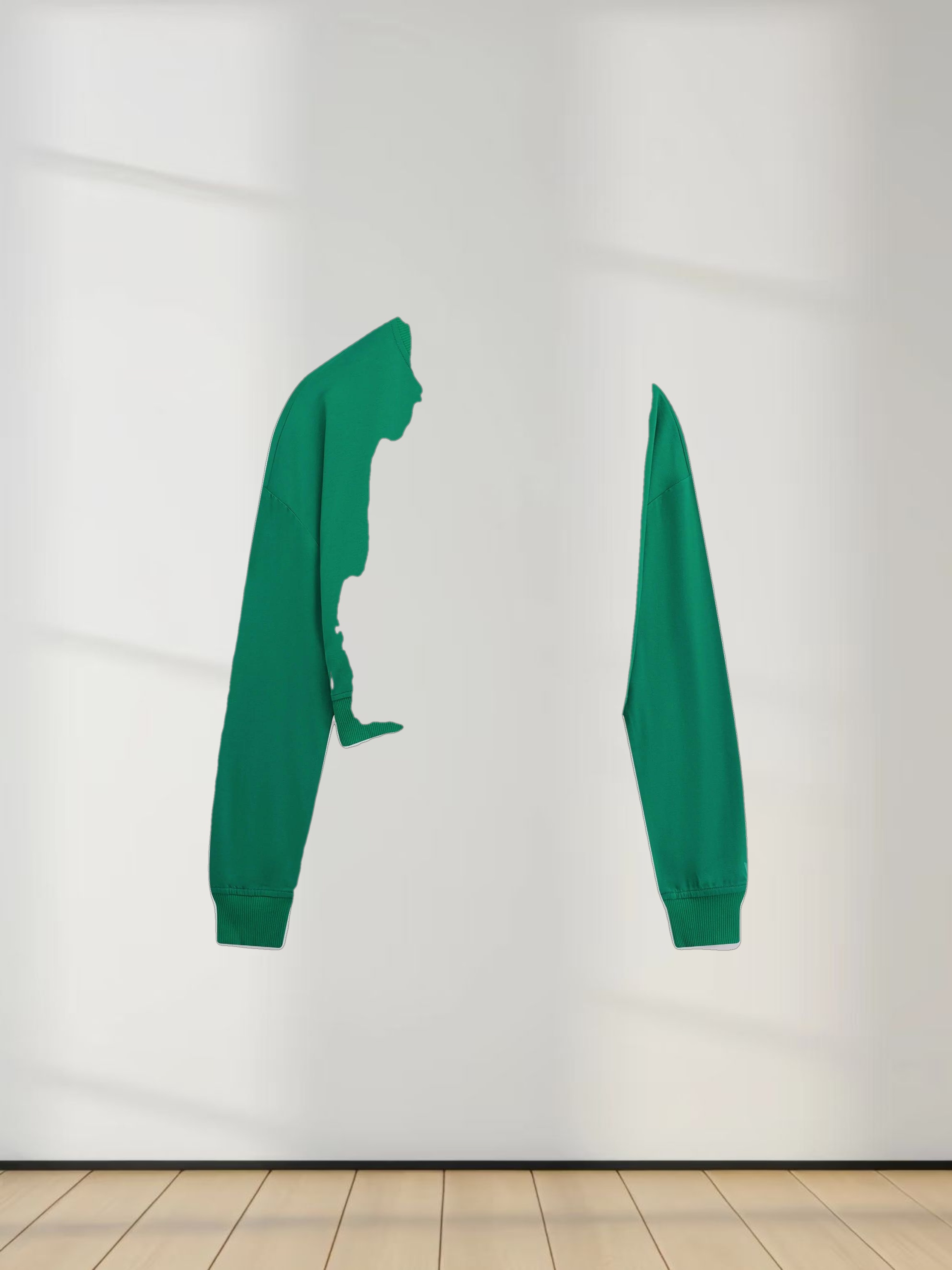 Cropped Tee-Kelly Green