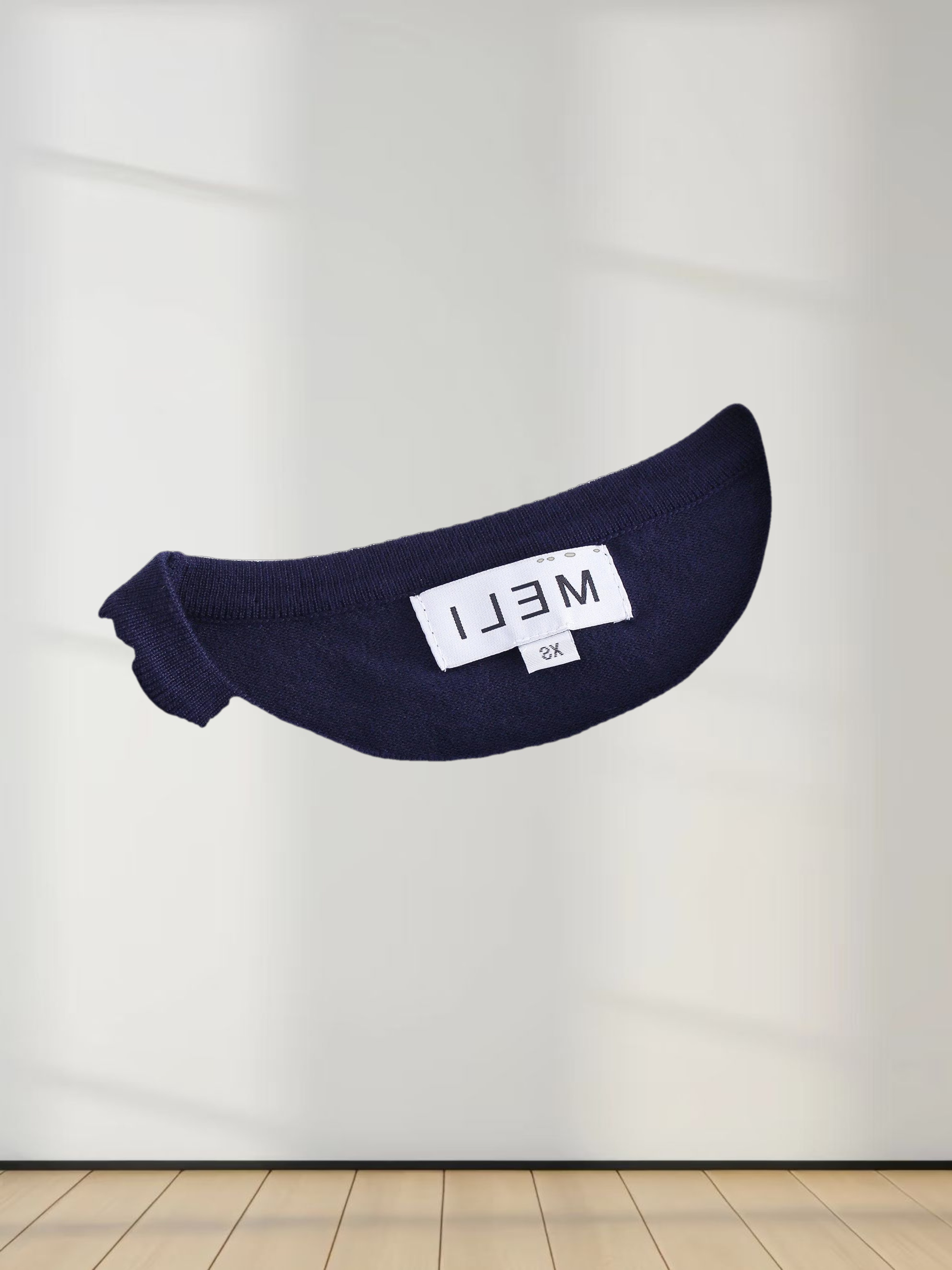 Basic Crew Sweater 3Q-Dark Navy